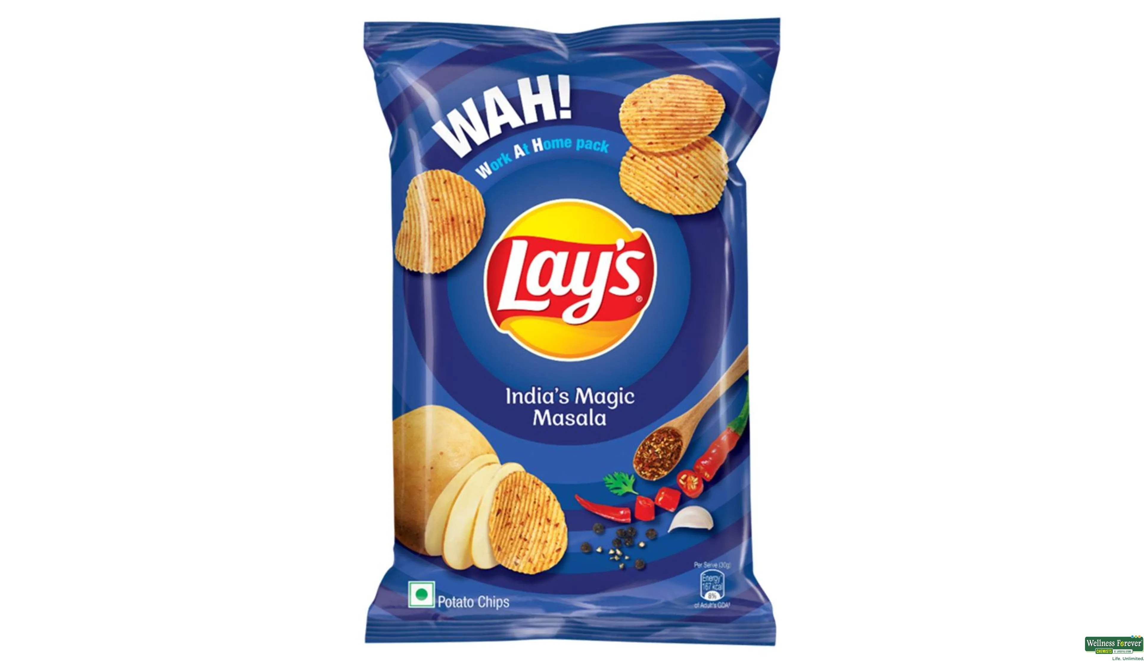 LAYS CHIPS MAGIC MASALA 90GM- 1, 90GM, 