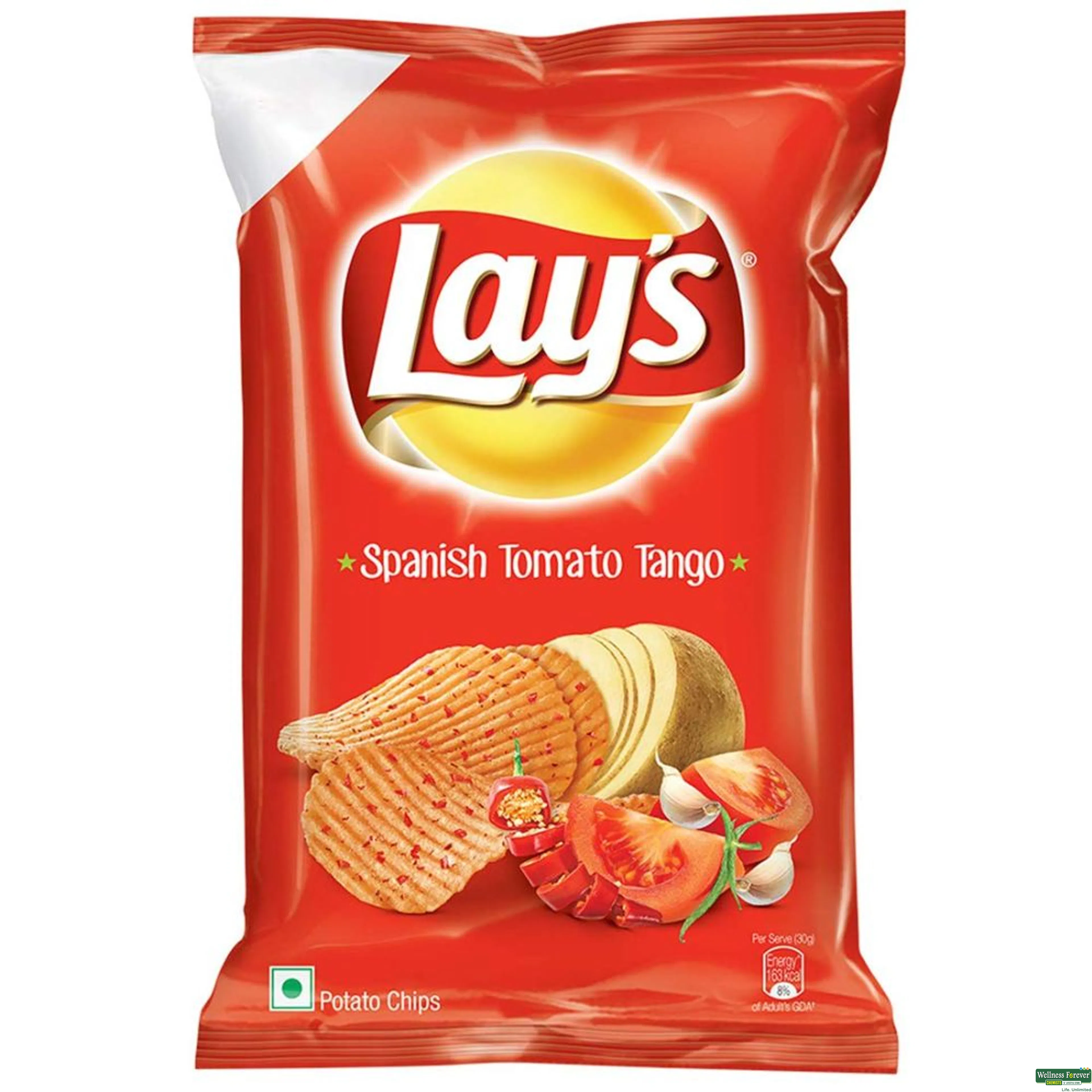 LAYS CHIPS SPANISH TOMATO TANGO 90GM-image