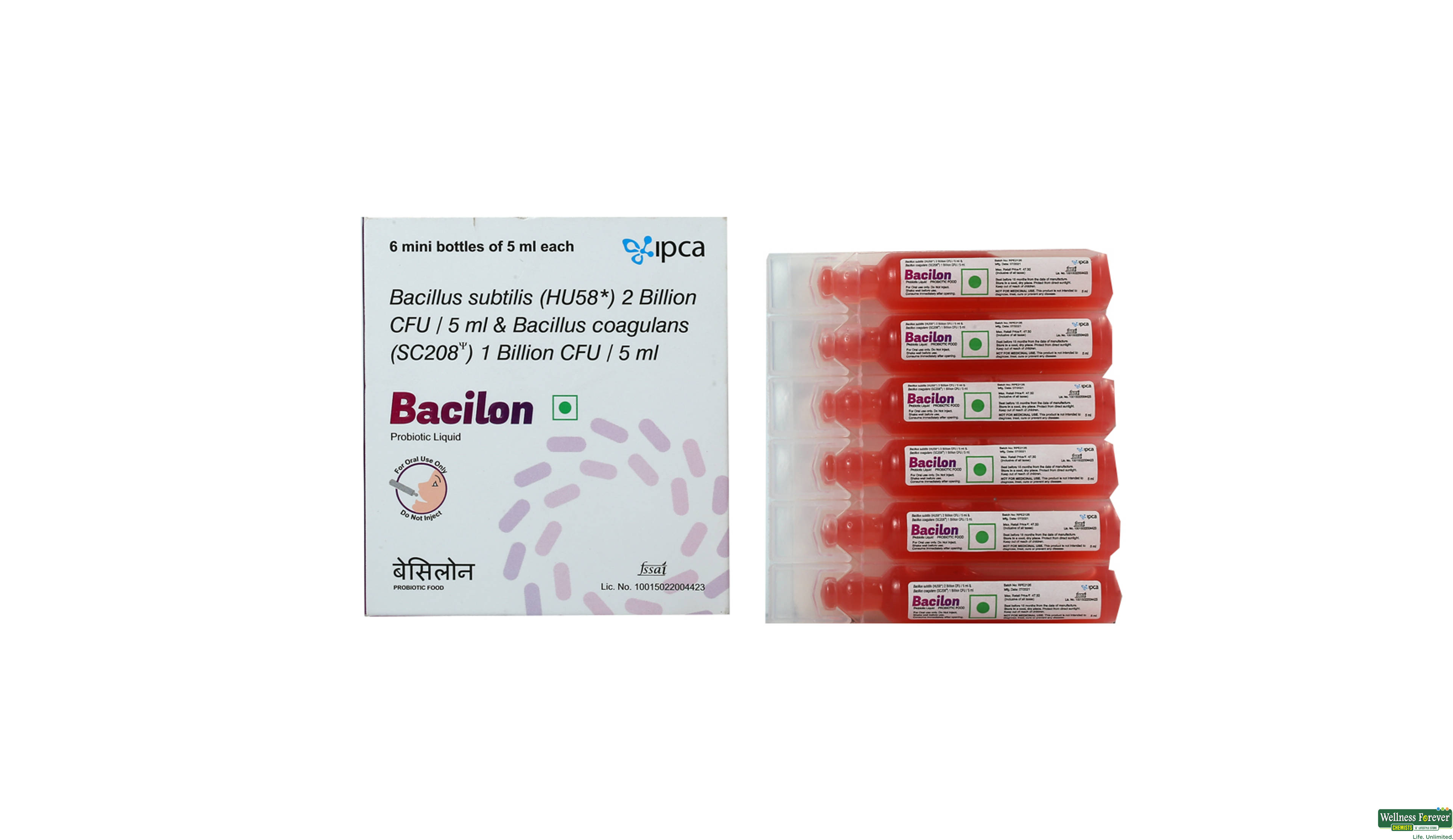 BACILON PROBIOTIC LIQ 6X5ML- 1, 6X5ML, 