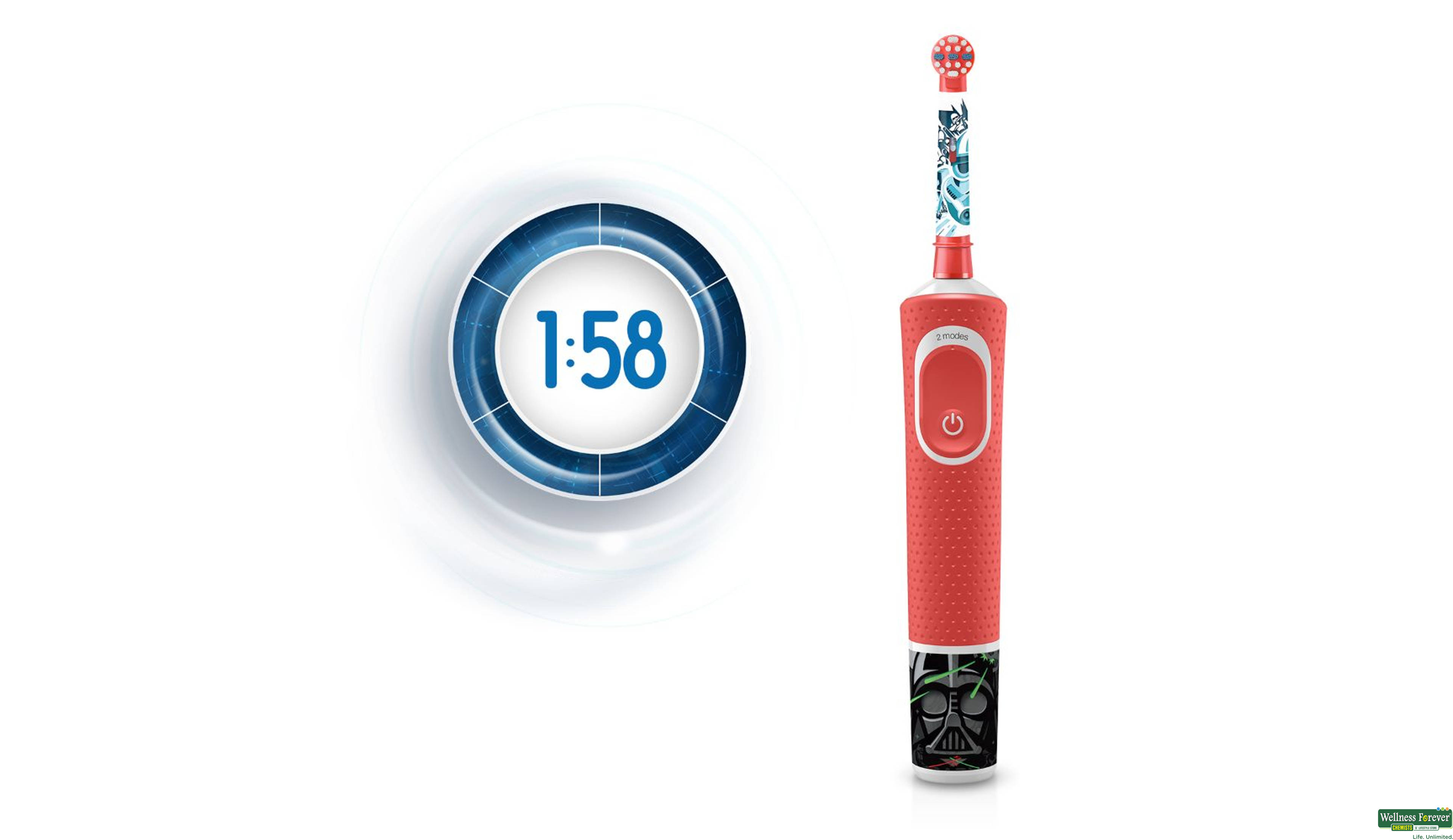 ORAL B T/BRUSH STARWARS KIDS BATTERY 1PC- 4, 1PC, 