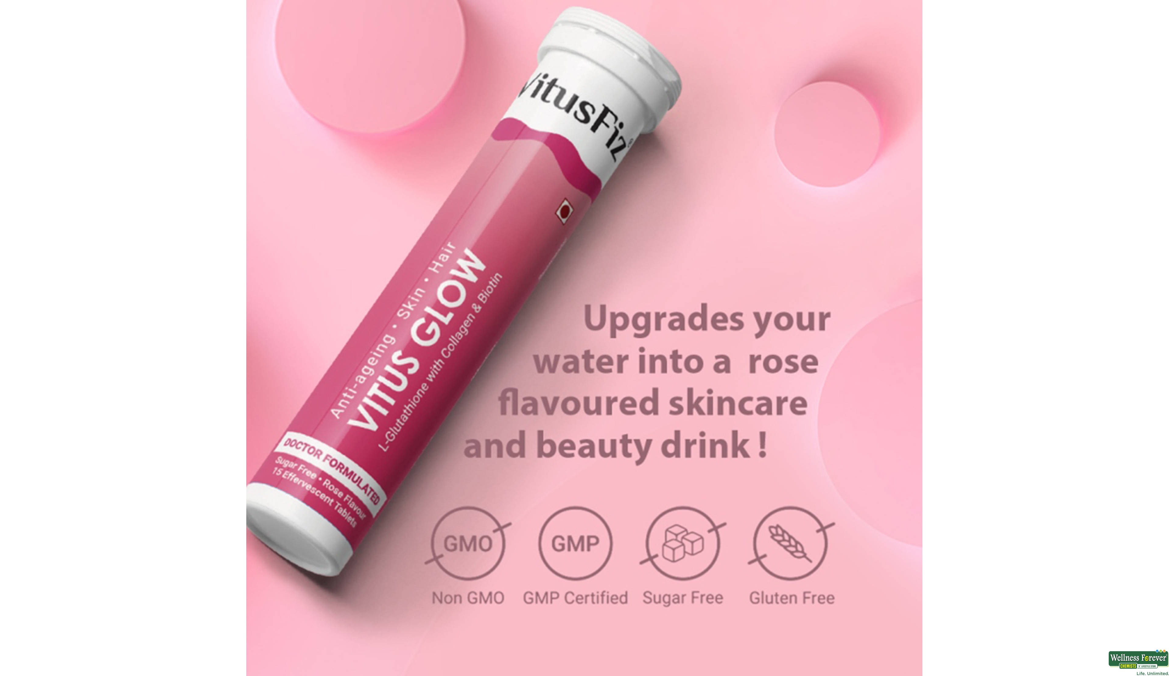 VITUS GLOW L-GLUTATHION 15TAB- 4, 15TAB, null