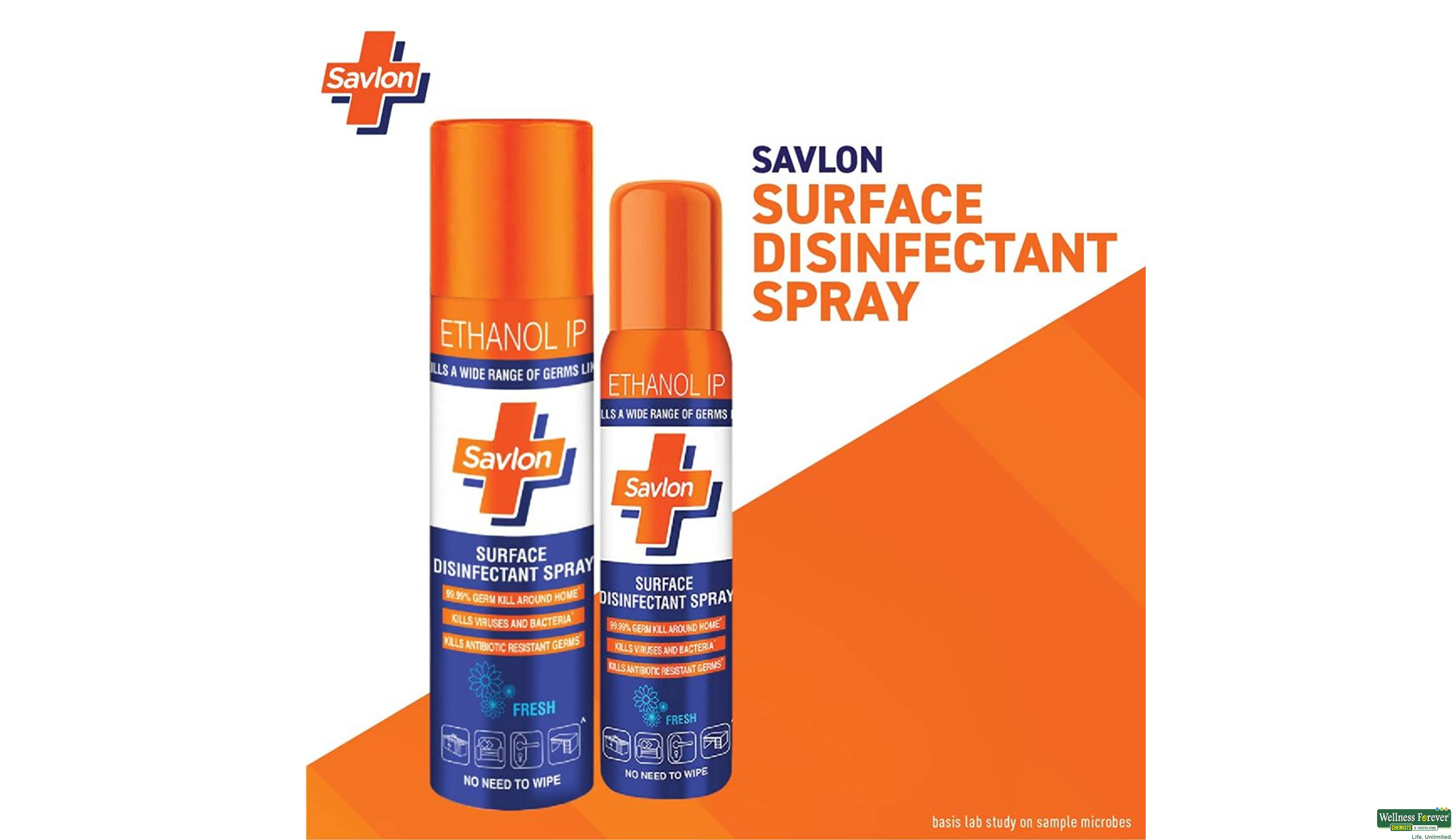 SAVLON SURFACE DISF SPRAY 170GM- 5, 170GM, 