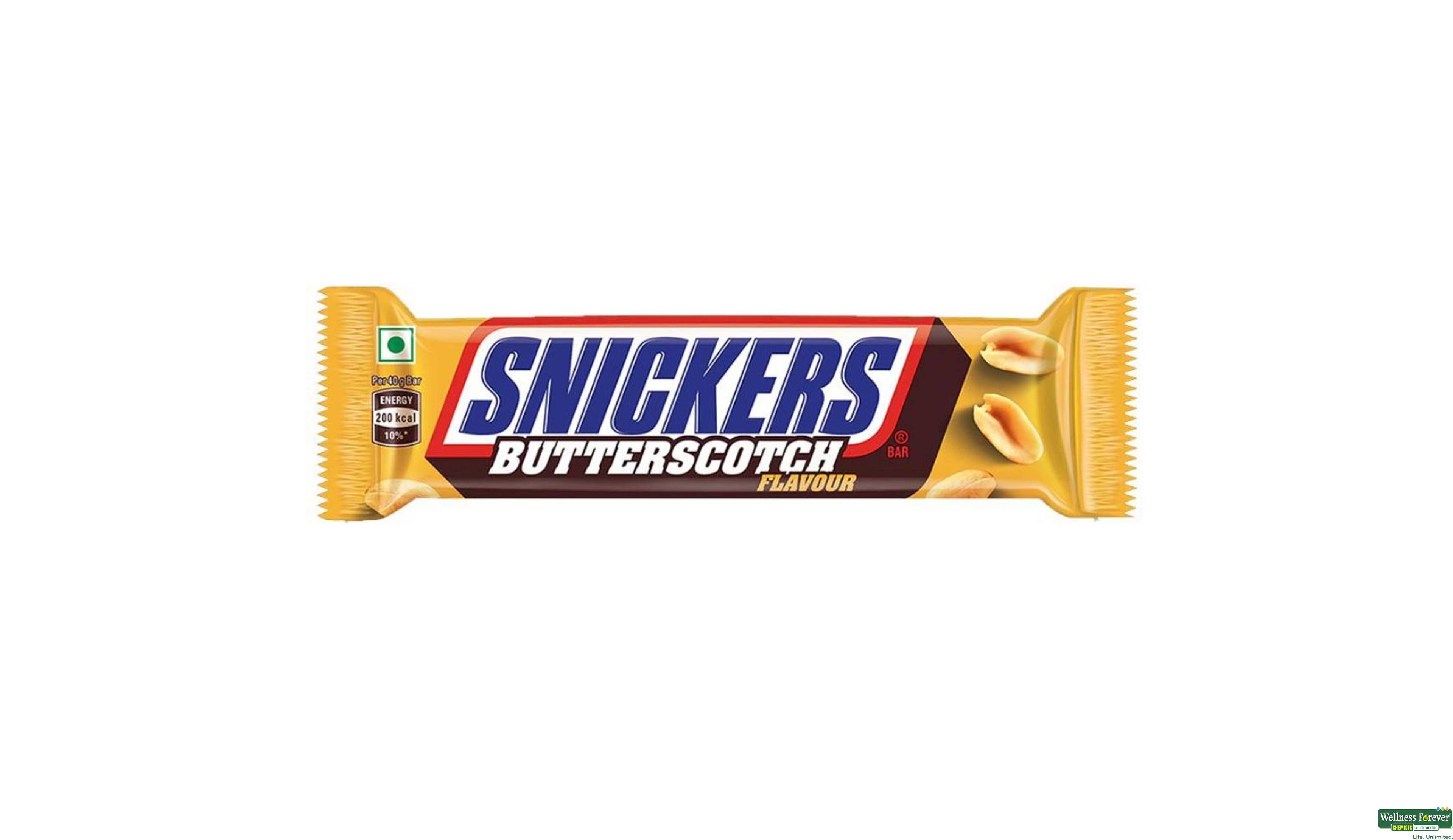 SNICKERS CHOC BUTTERSCOTCH 40GM- 1, 40GM, null