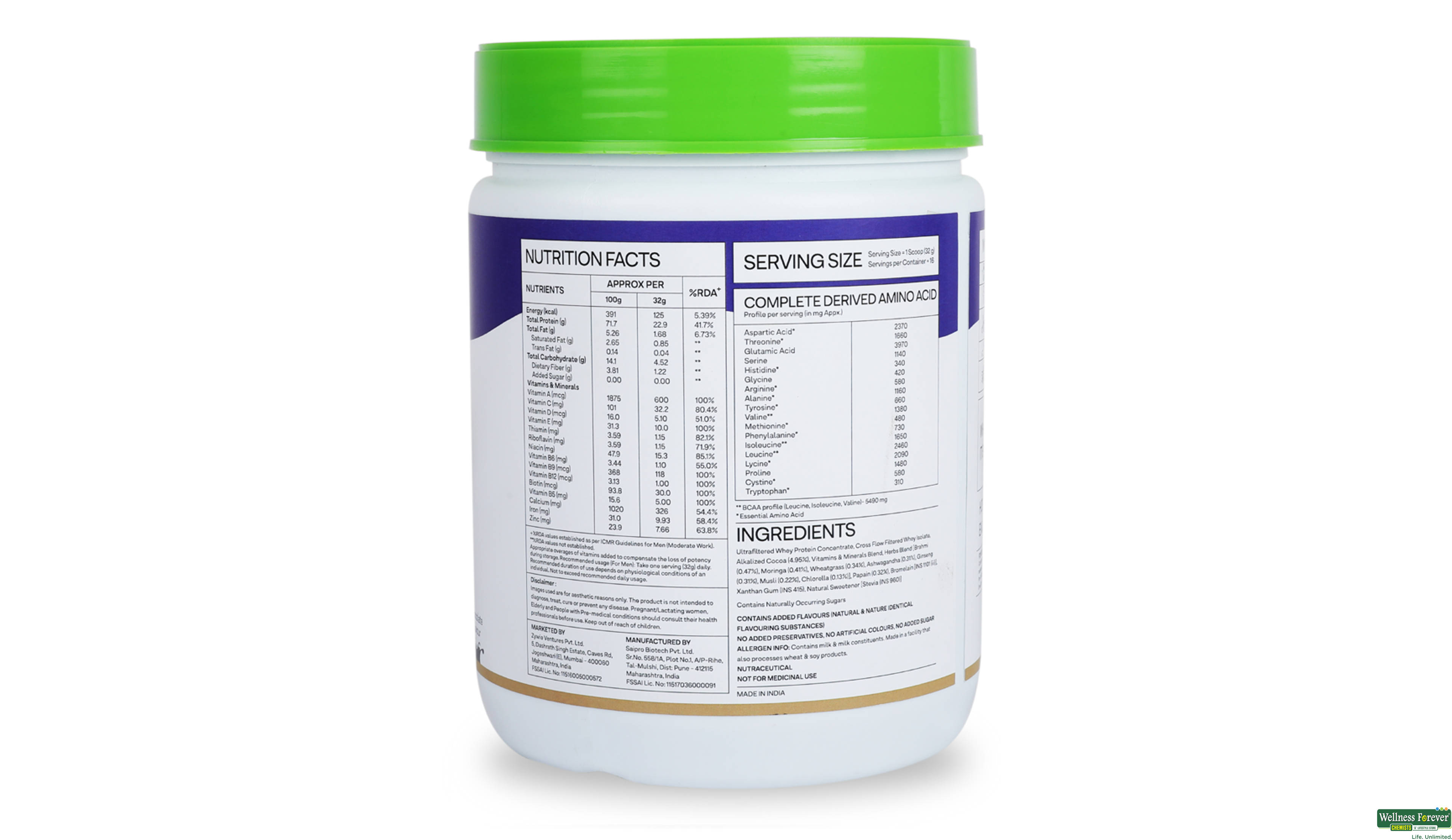 OZIVA PROTEIN/HERBS MEN CHOCOLATE 500GM- 3, 500GM, null