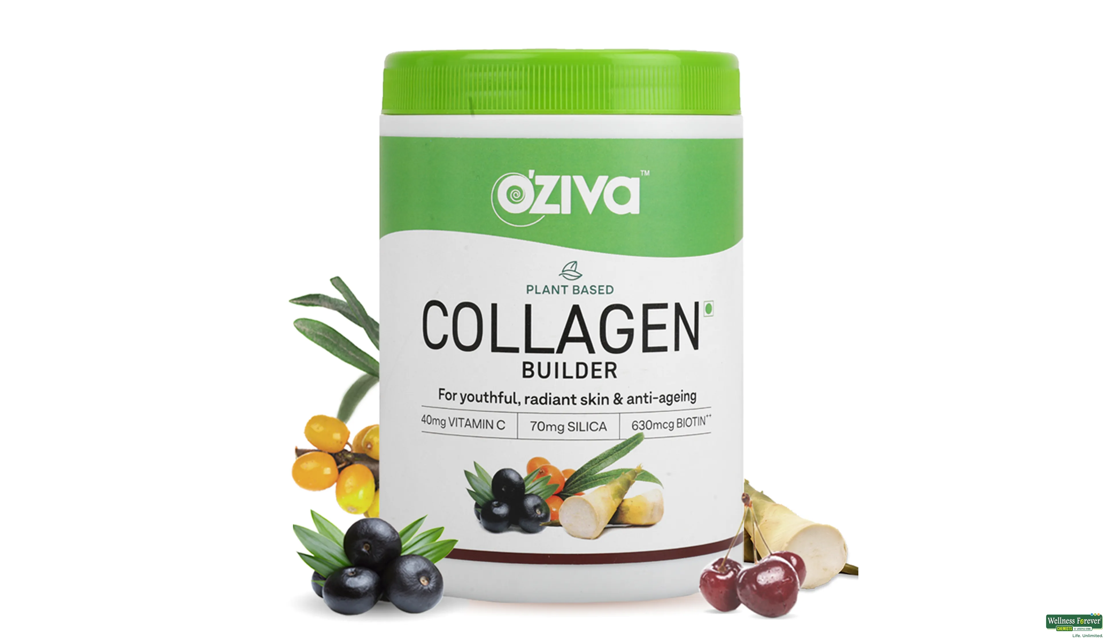 OZIVA PLANT BASED COLLAGEN BUILDER 250GM- 1, 250GM, null