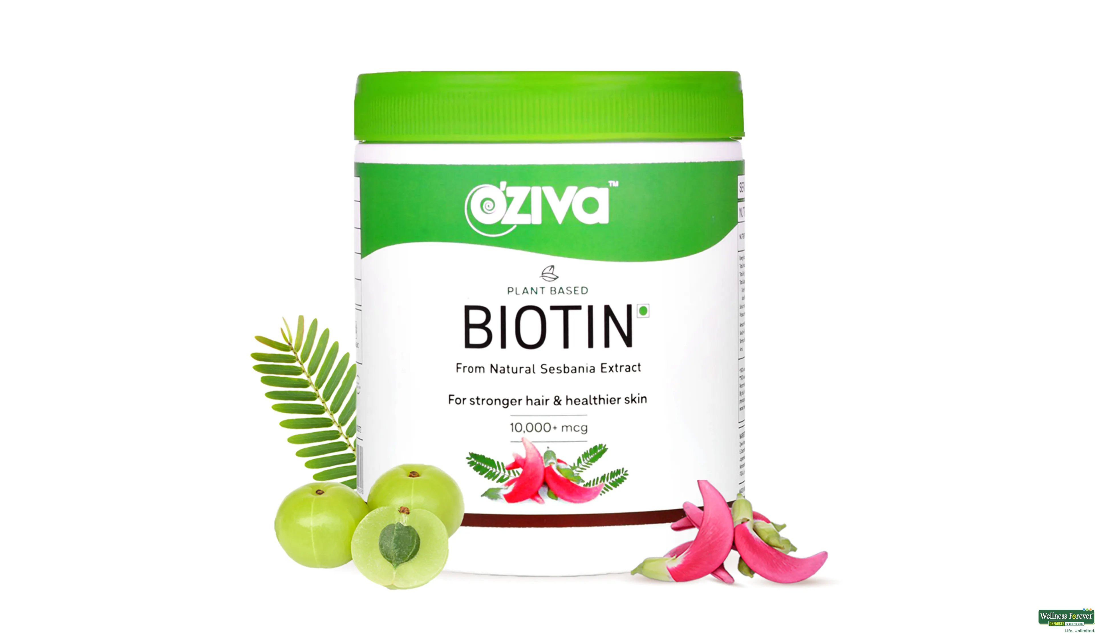 OZIVA PLANT BASED BIOTIN 125GM- 1, 125GM, 
