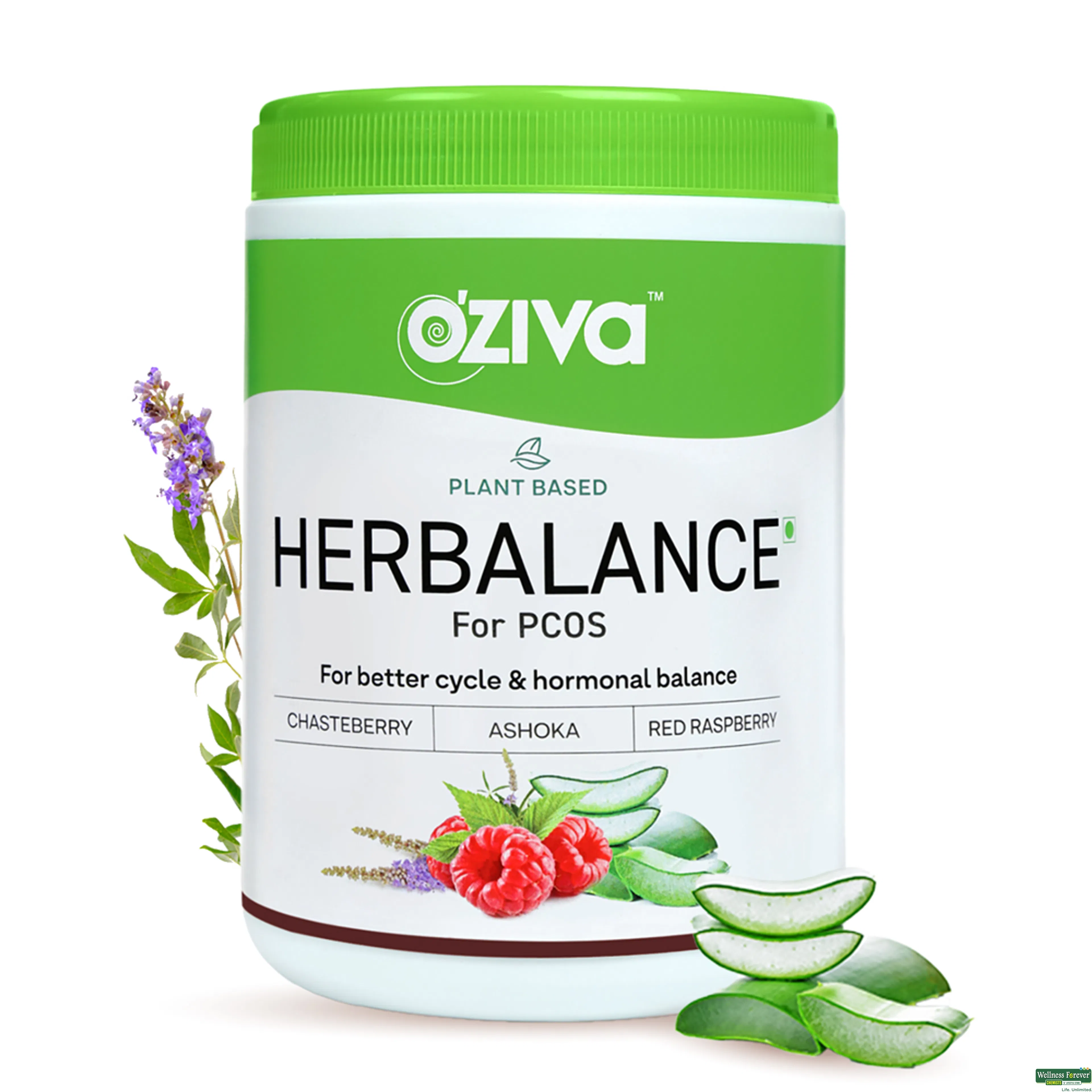 OZIVA PLANT BASED HERBALANCE PCOS 250GM-image