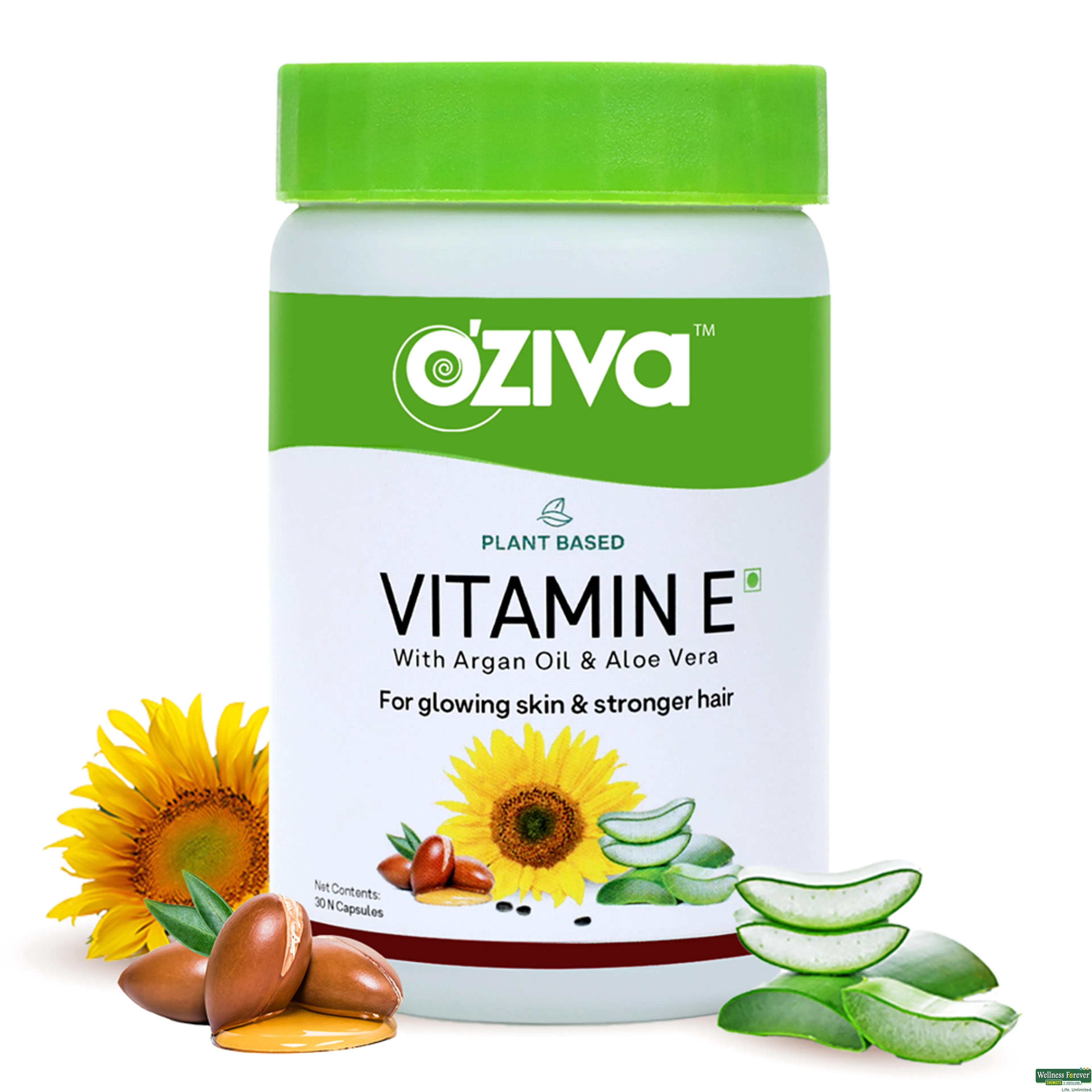 OZIVA PLANT BASED VITAMIN E 30CAP-image