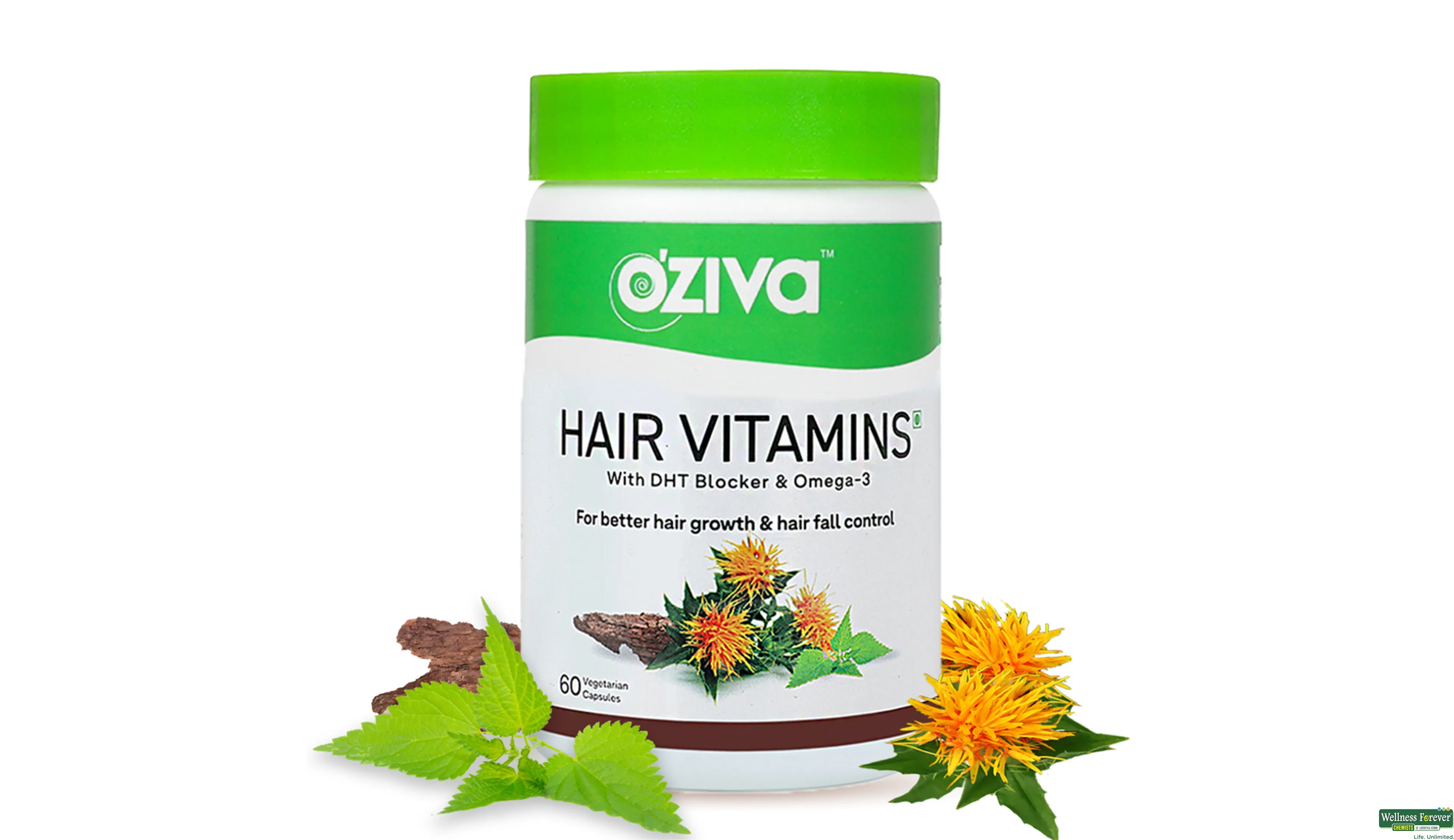 OZIVA HAIR VITAMINS 60CAP- 1, 60CAP, null