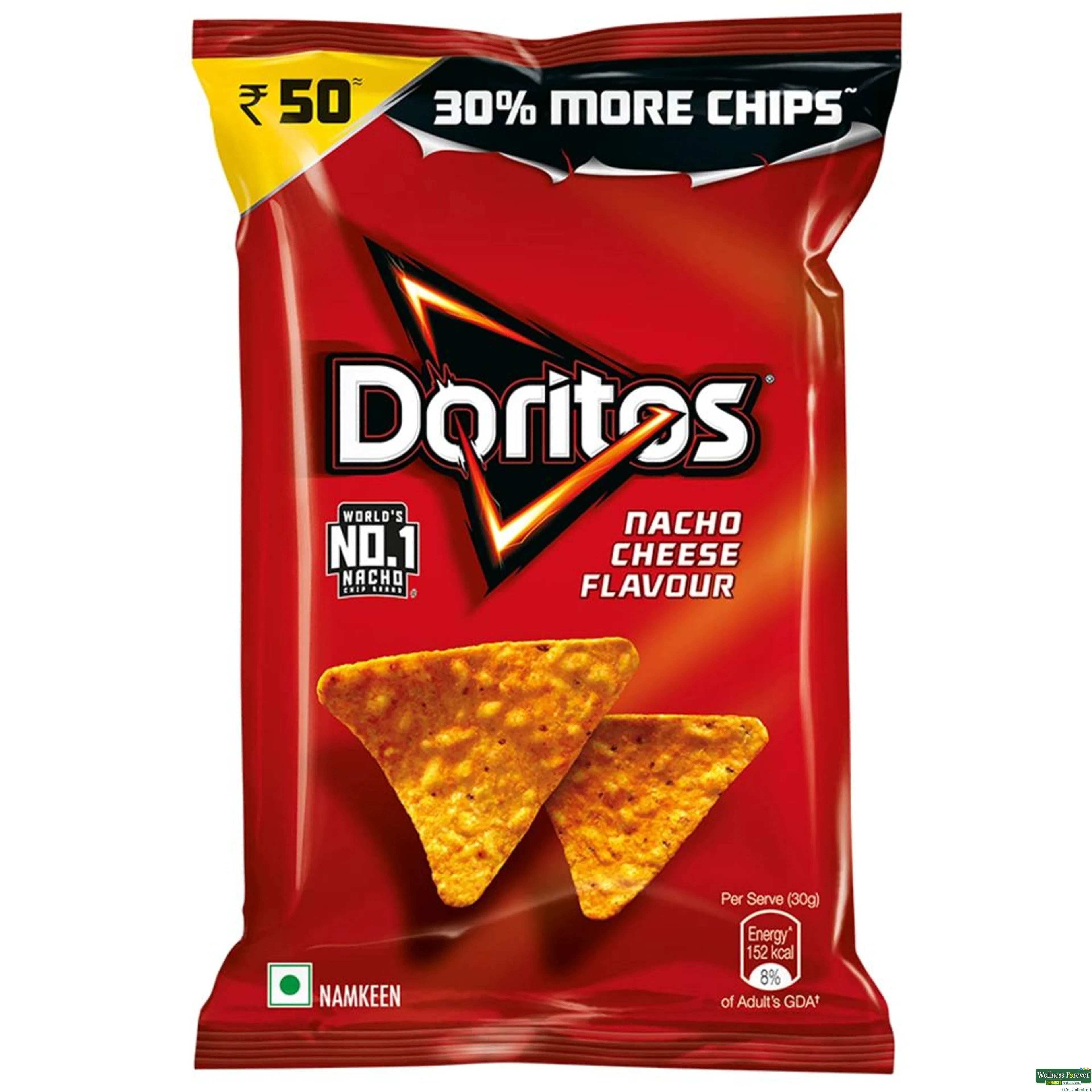 DORITOS NACHO CHEESE 110GM-image