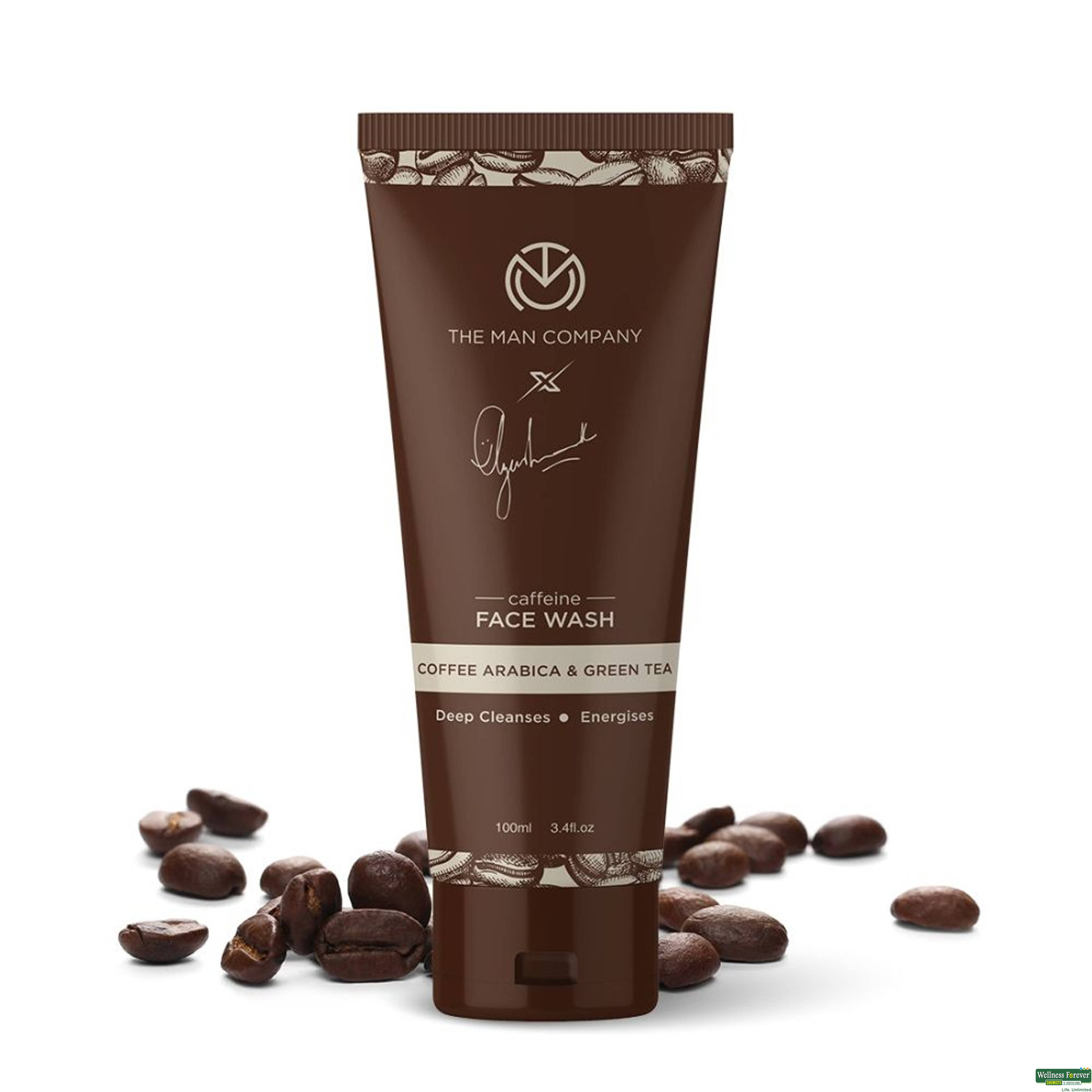 The Man Company Caffeine Face Wash with Coffee Arabica, 100 ml-image