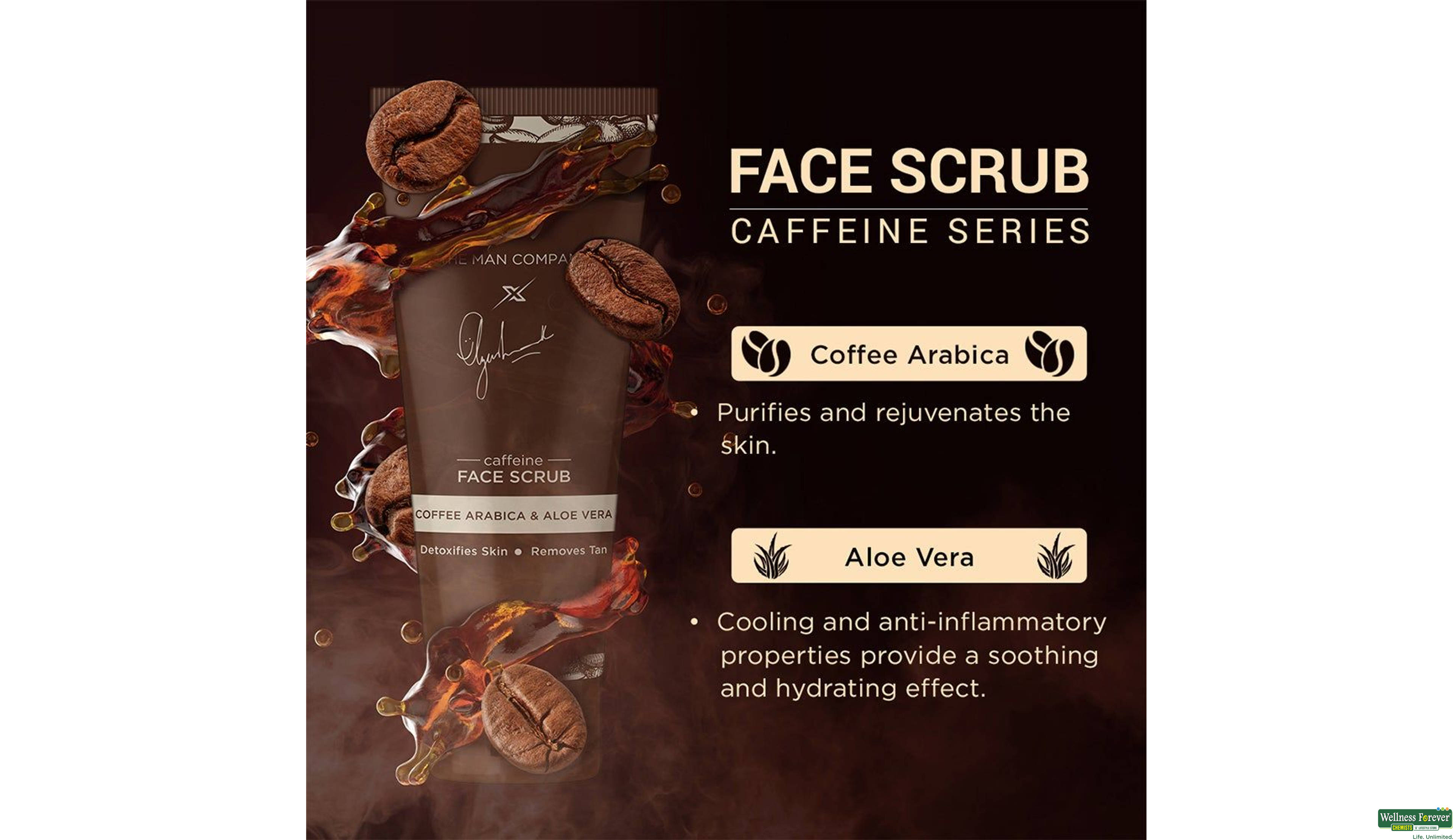 THE MAN F/SCRUB CAFFEINE 100ML- 2, 100ML, null