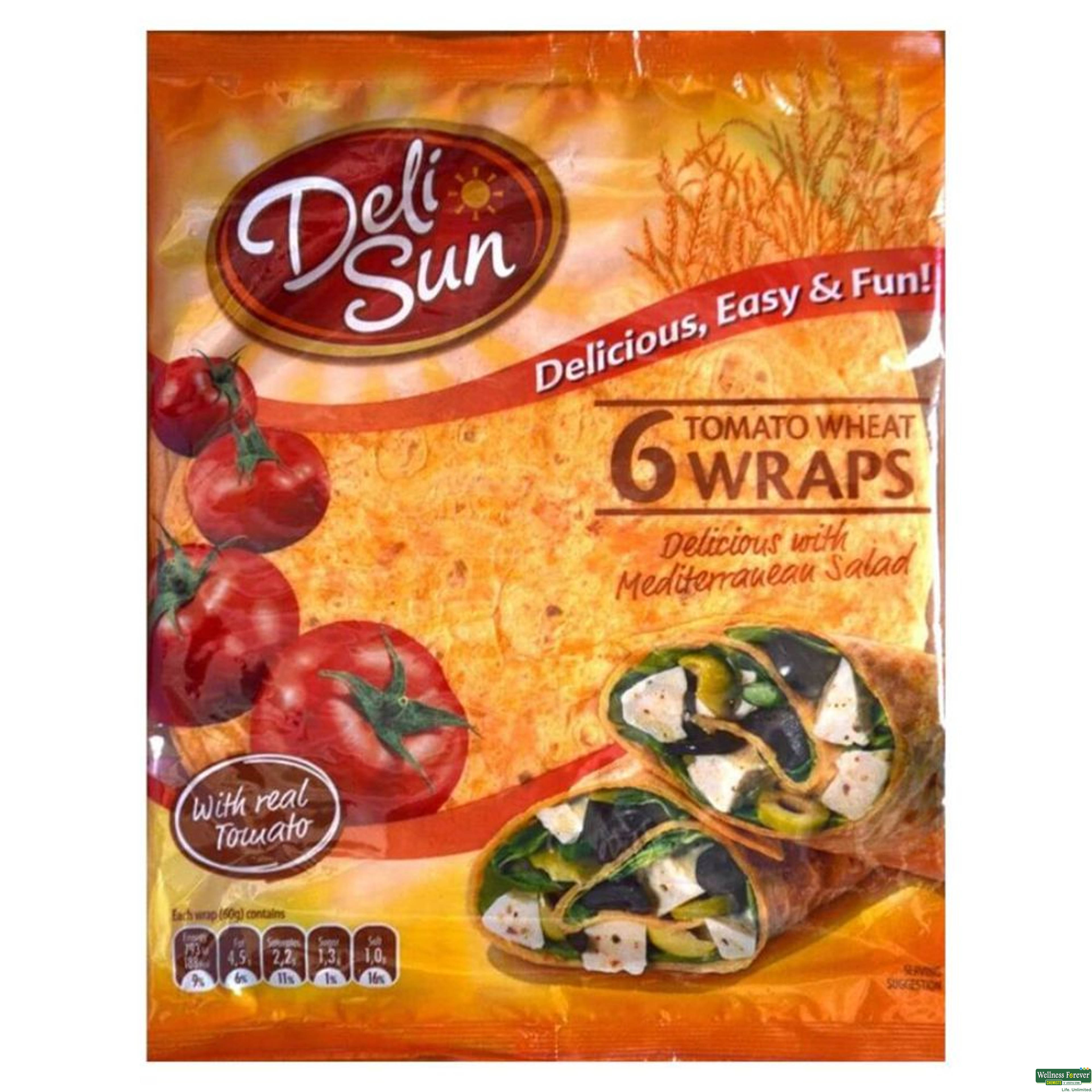 Delisun Soft Tomato Tortillas, 360 g-image