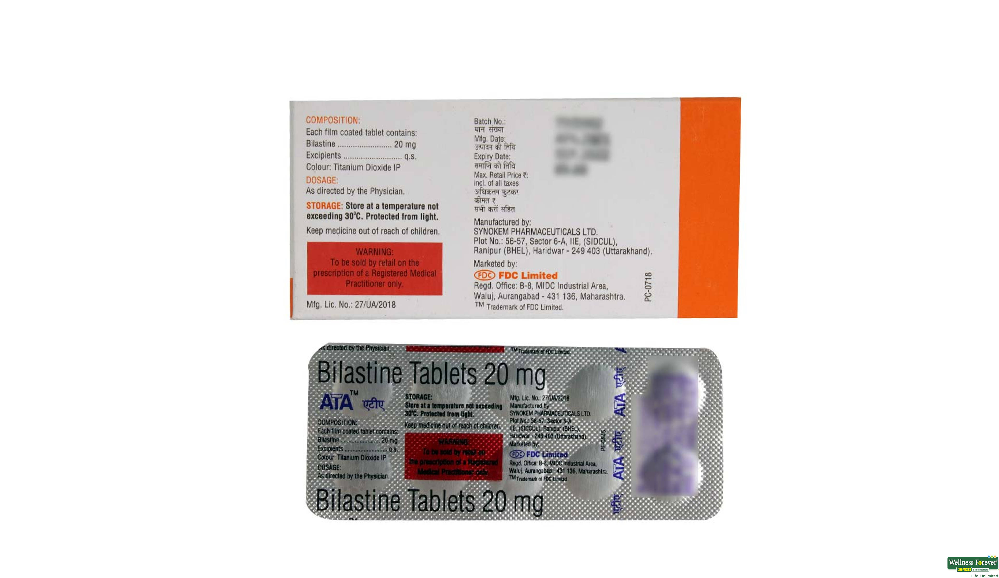 ATA 20MG 10TAB- 2, 10TAB, 