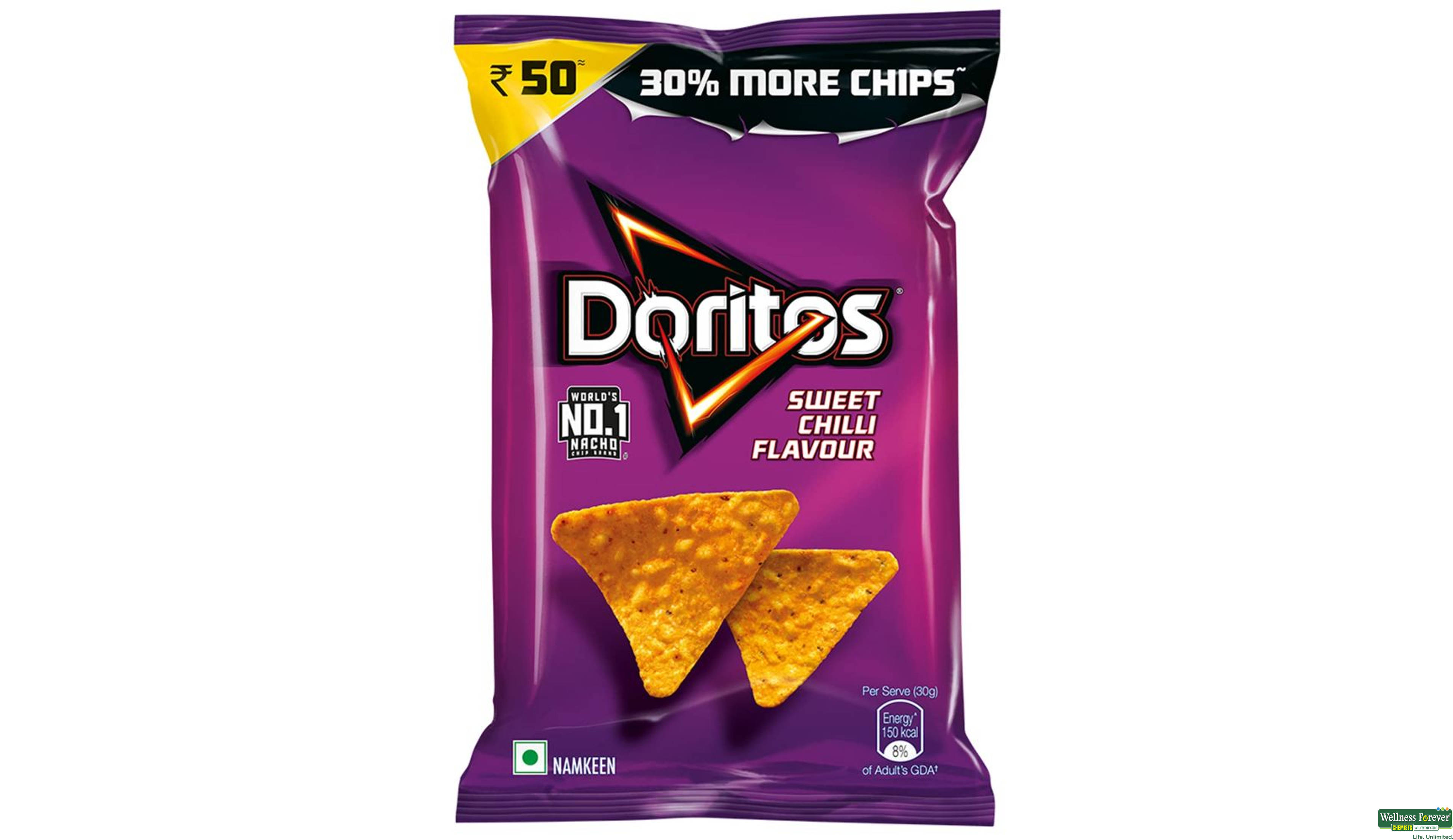 DORITOS NACHOS NACHO CHEESE 82.5G- 1, 82.5GM, 