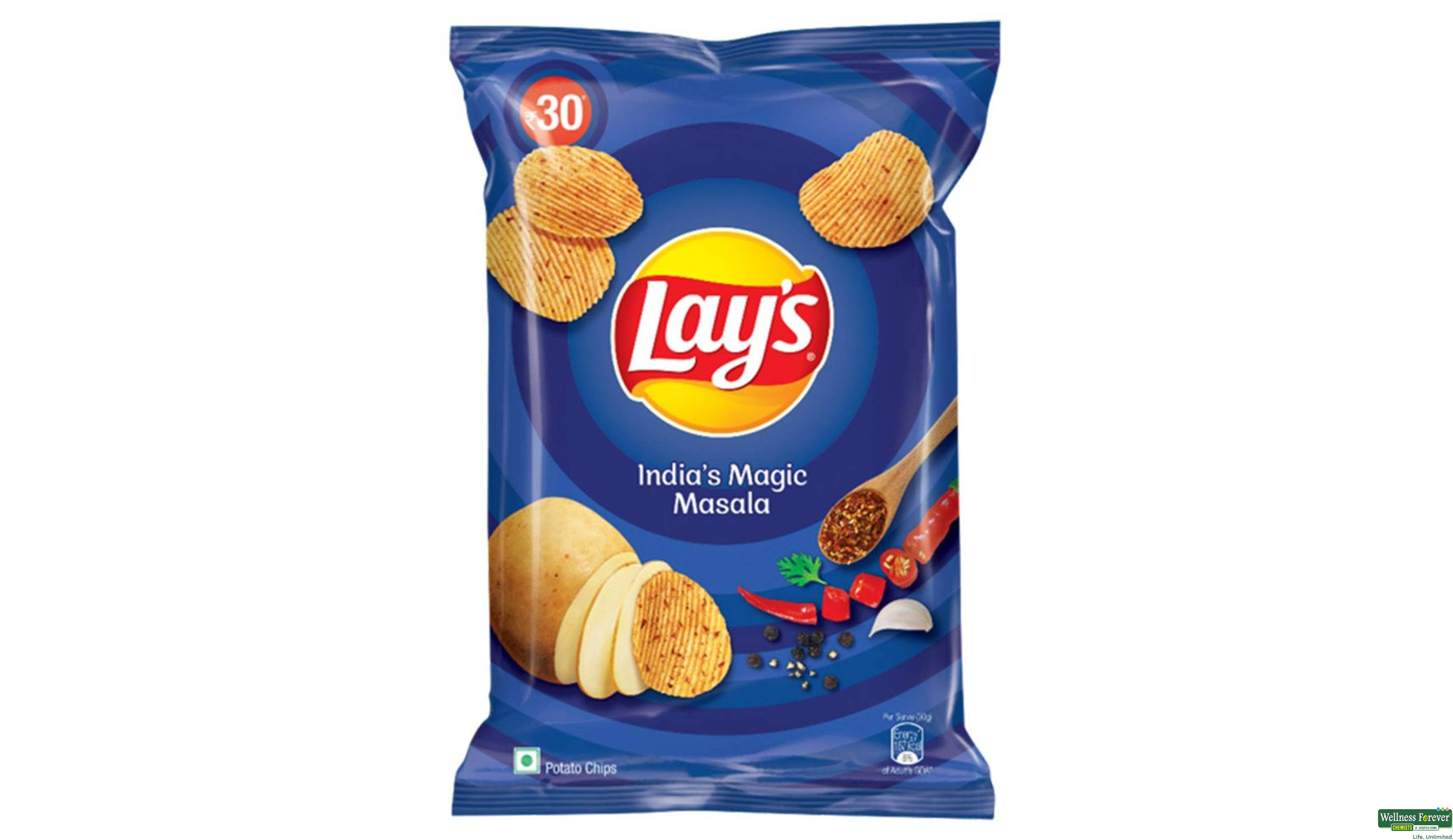 LAYS CHIPS INDIAS MAGIC MASALA 73G/67G- 1, 67GM, 