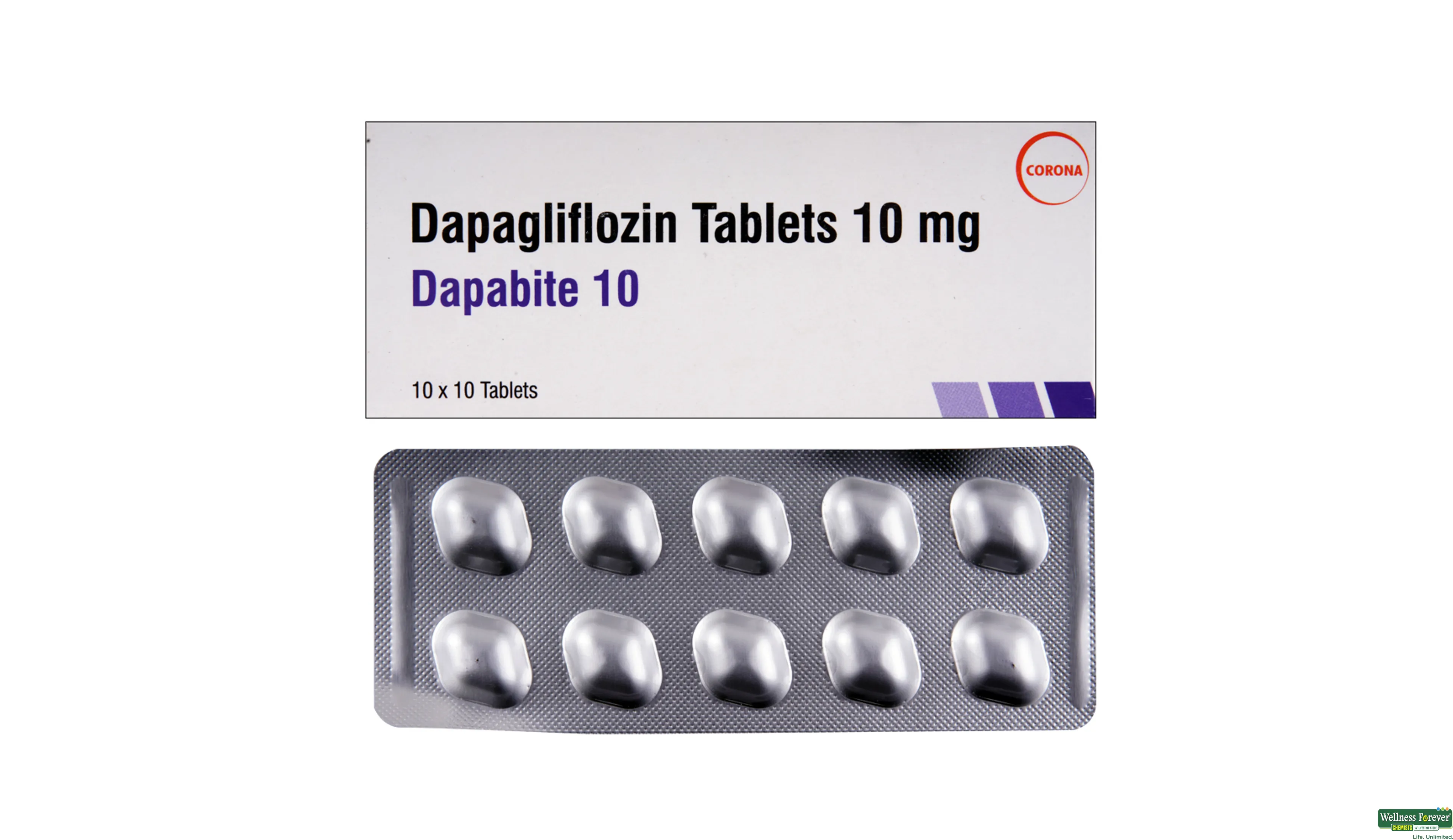 DAPABITE 10MG 10TAB- 1, 10TAB, 