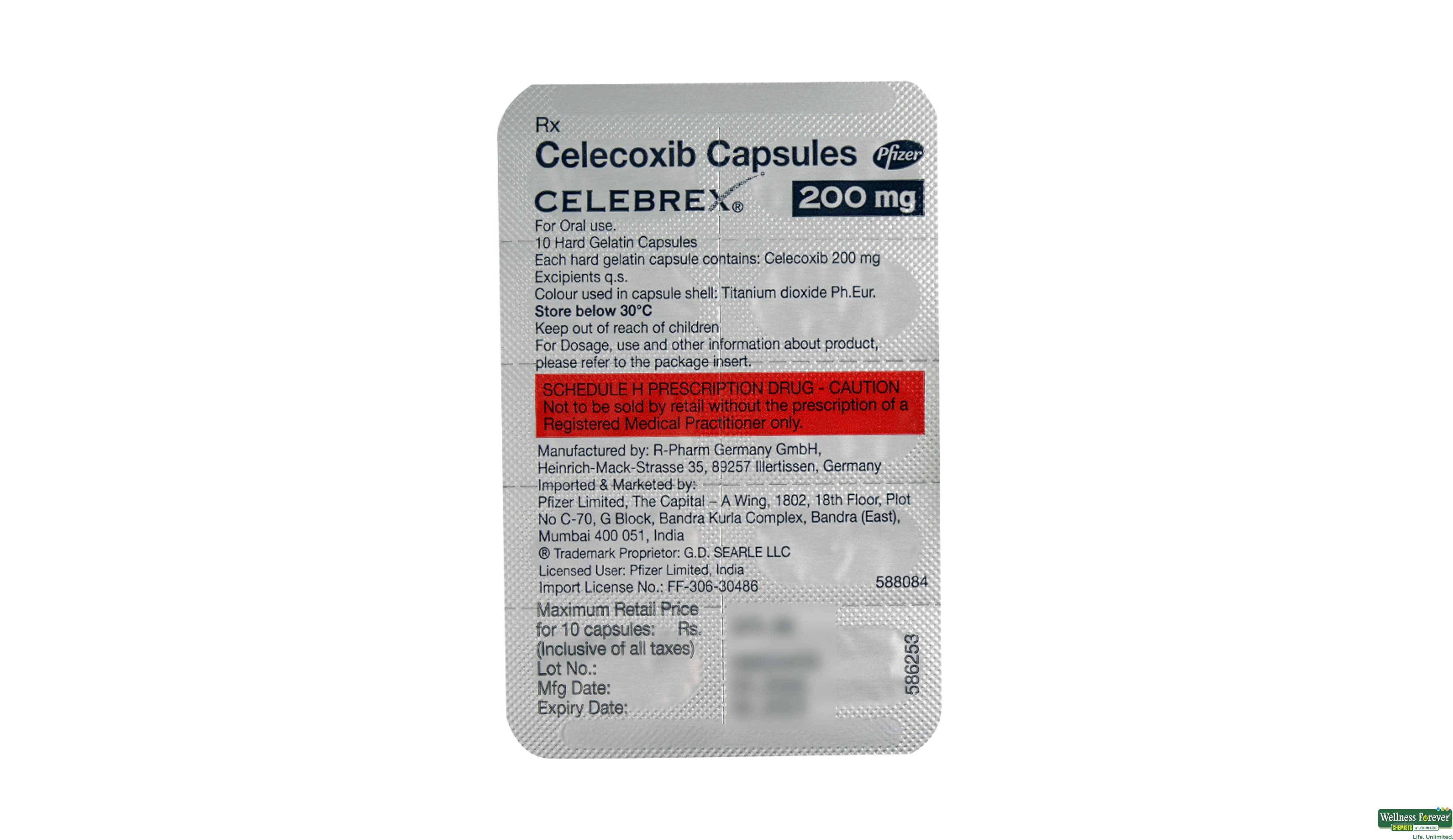 CELEBREX 200MG 10CAP- 2, 10CAP, 