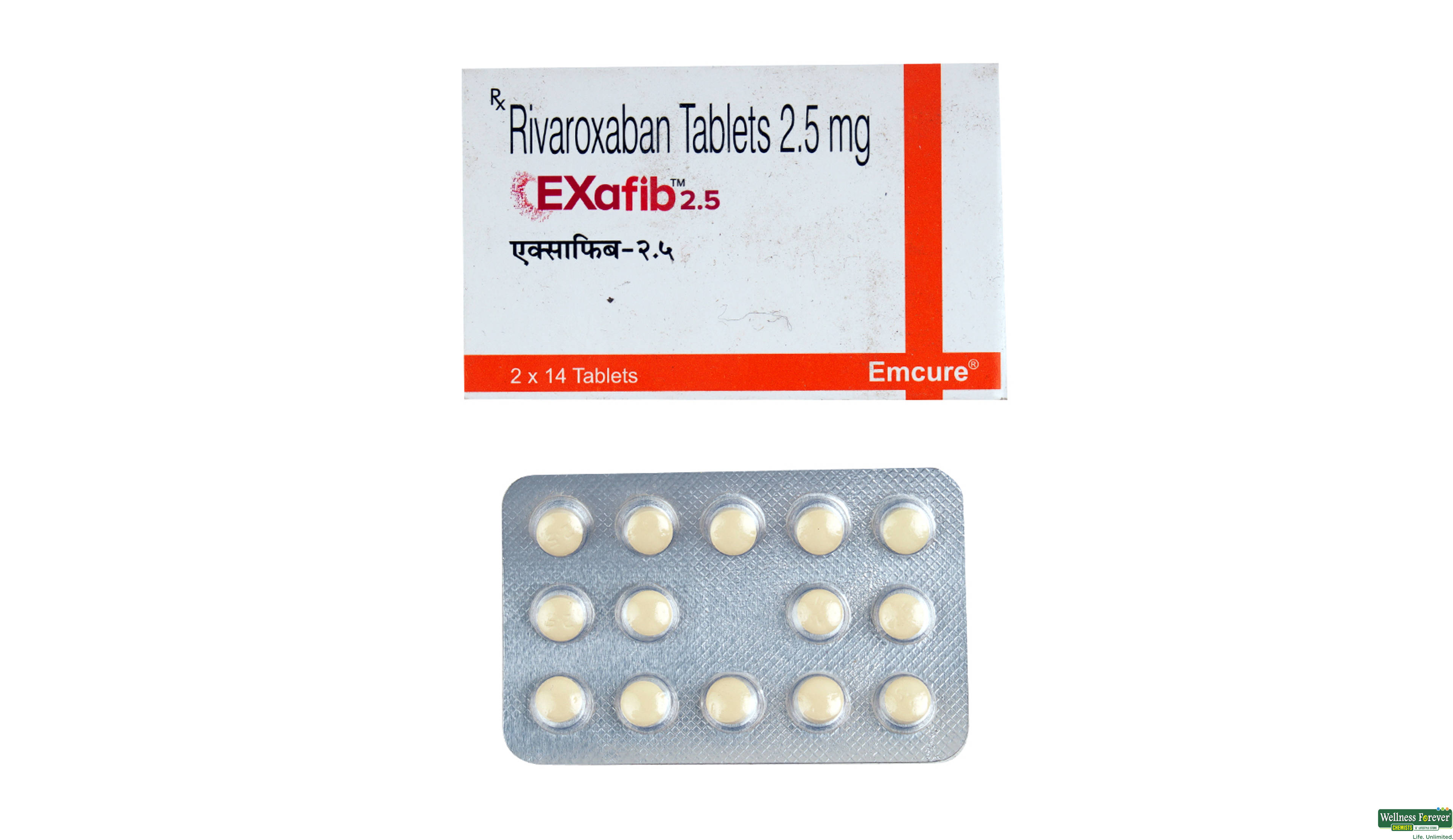 EXAFIB 2.5MG 14TAB- 2, 14TAB, 