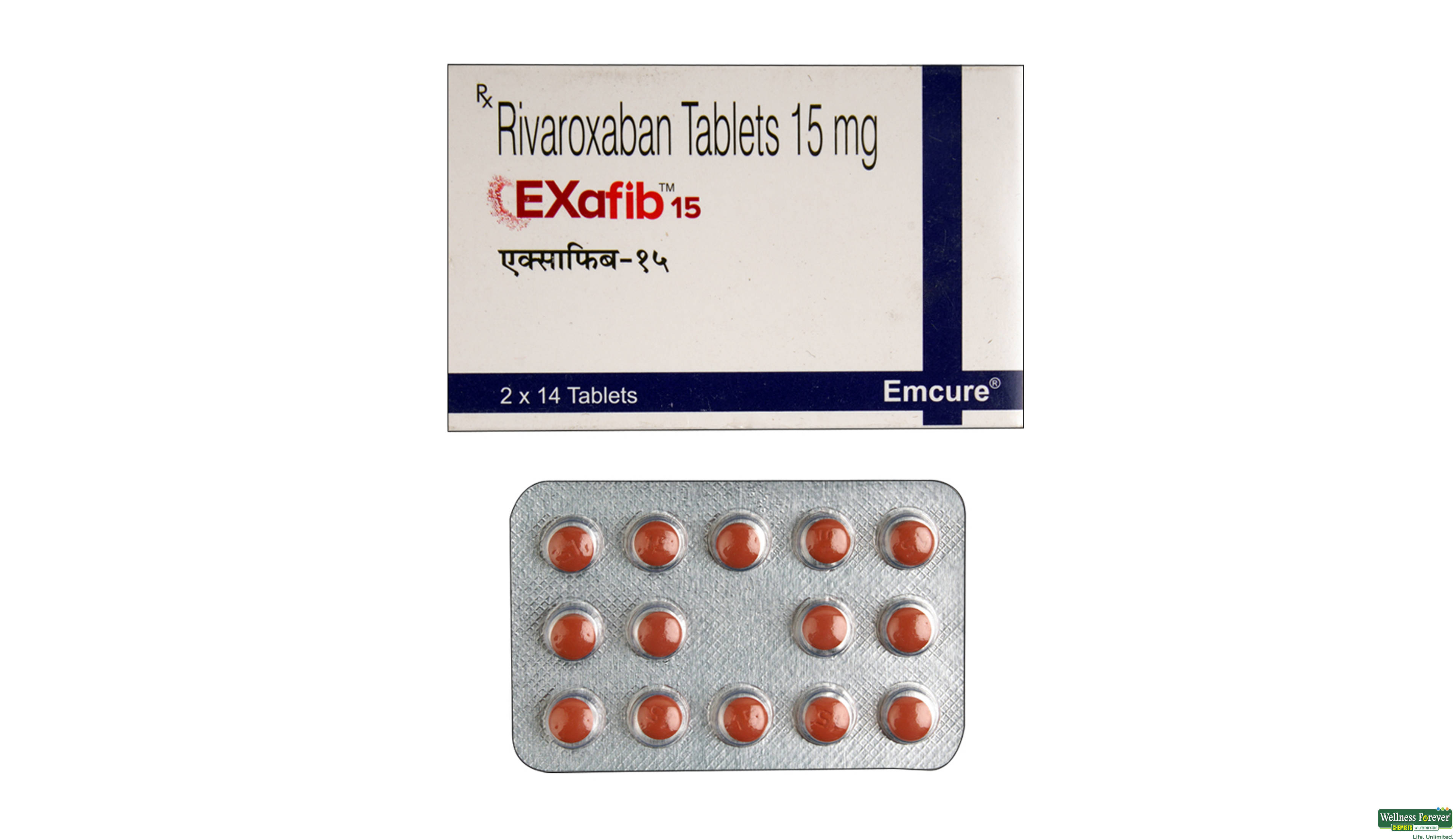 EXAFIB 15MG 14TAB- 1, 14TAB, 