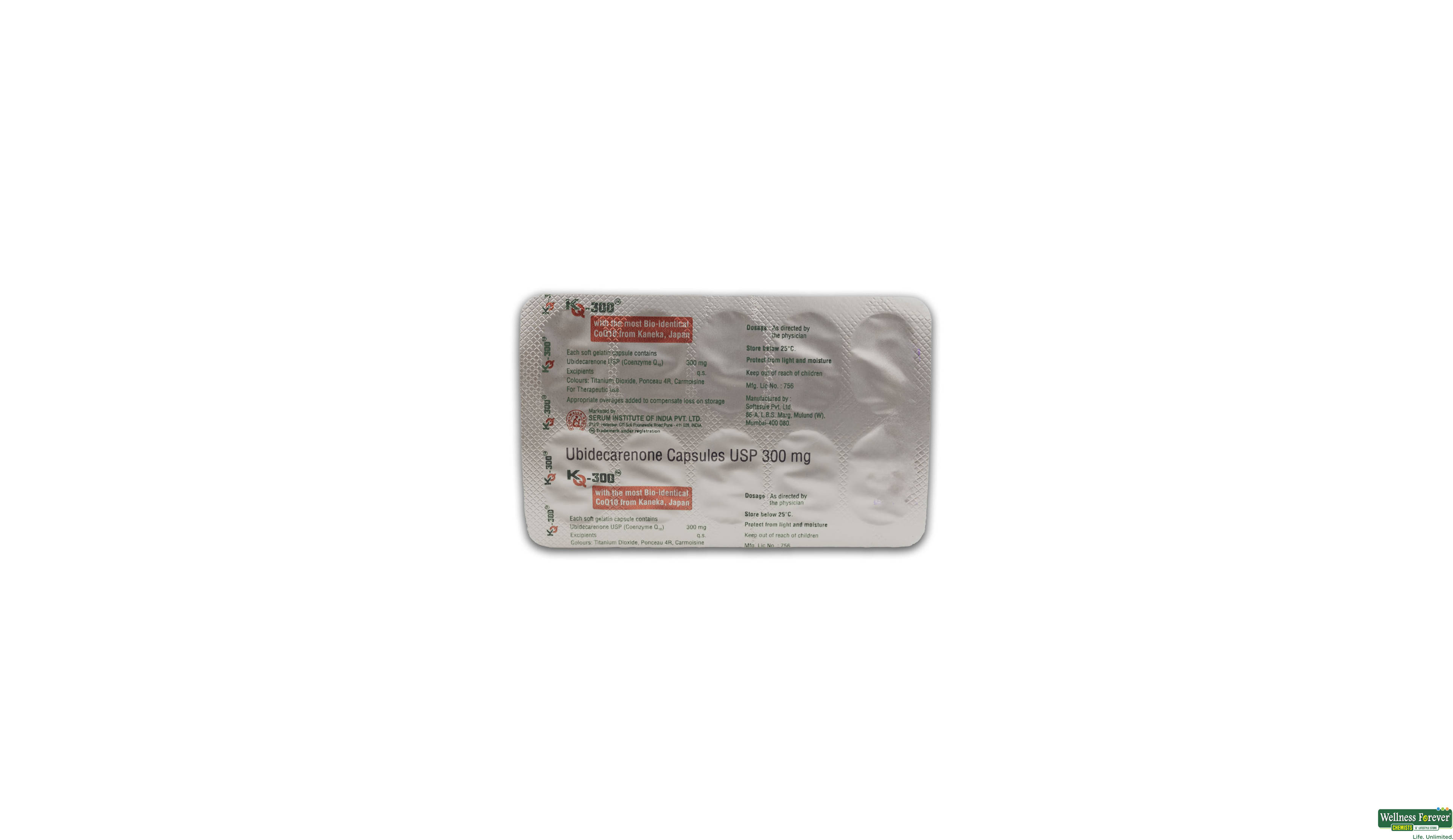 KQ 300MG 10CAP- 3, 10CAP, 