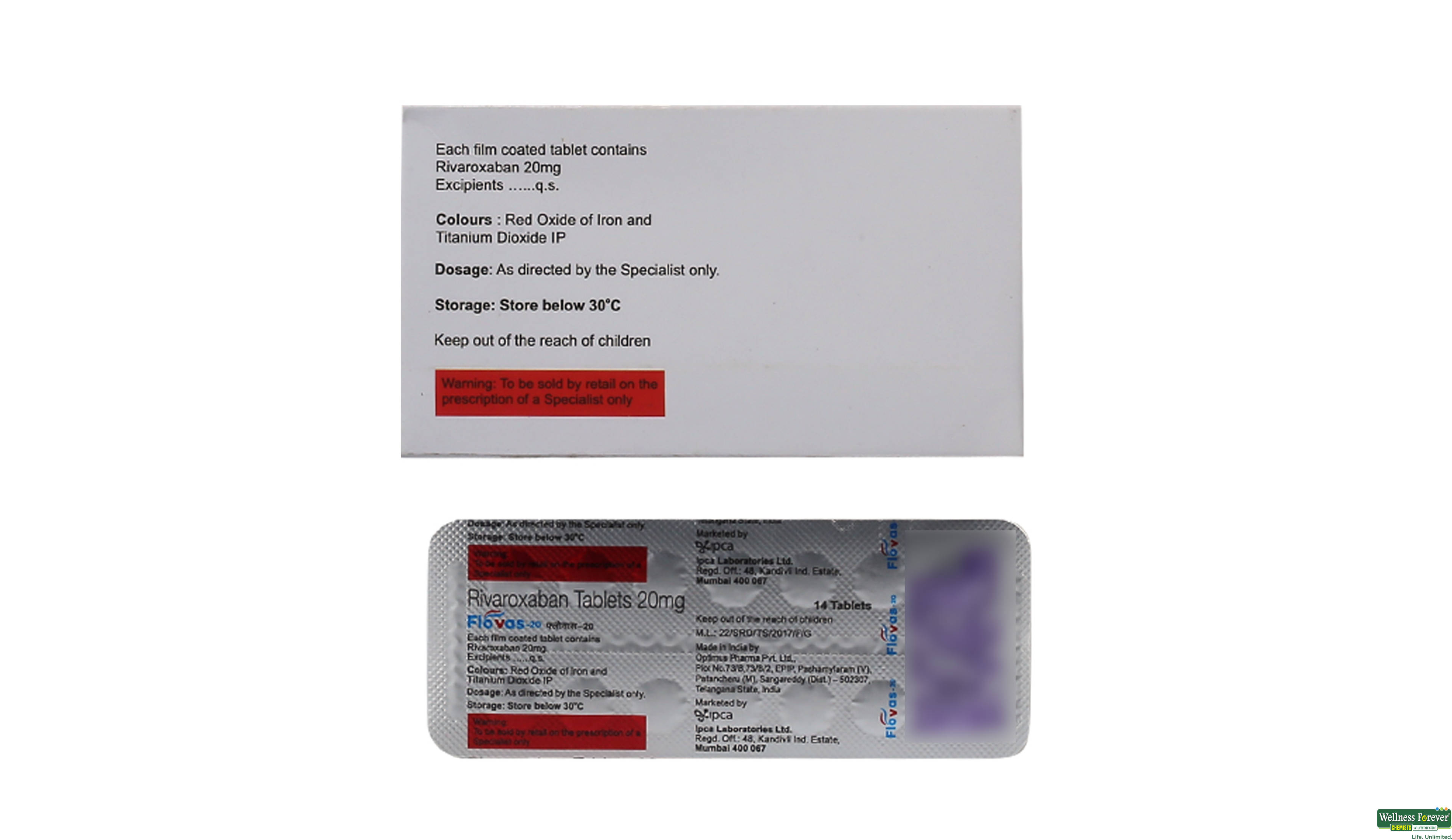 FLOVAS 20MG 14TAB- 2, 14TAB, 