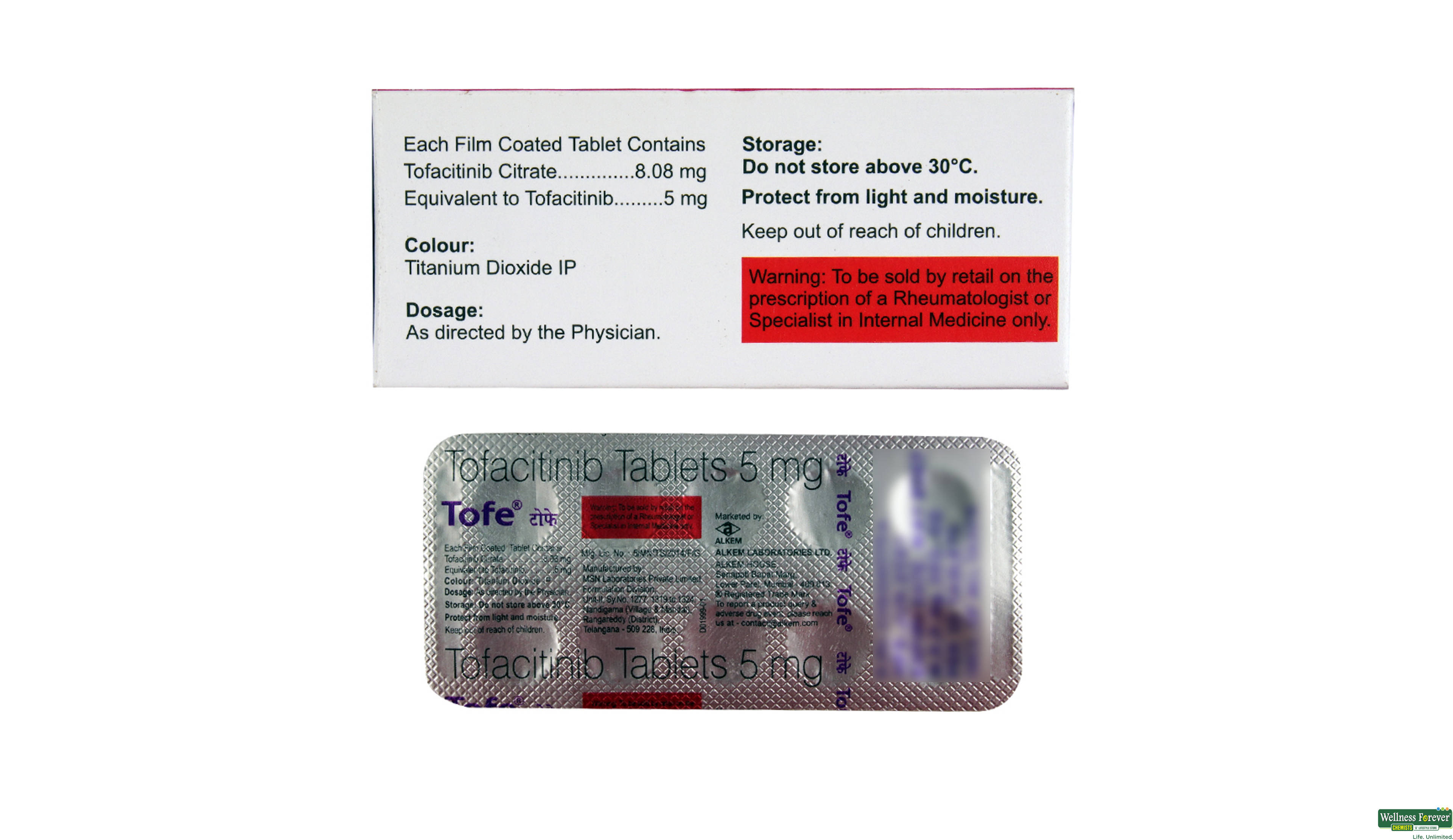 TOFE 5MG 10TAB- 2, 10TAB, 