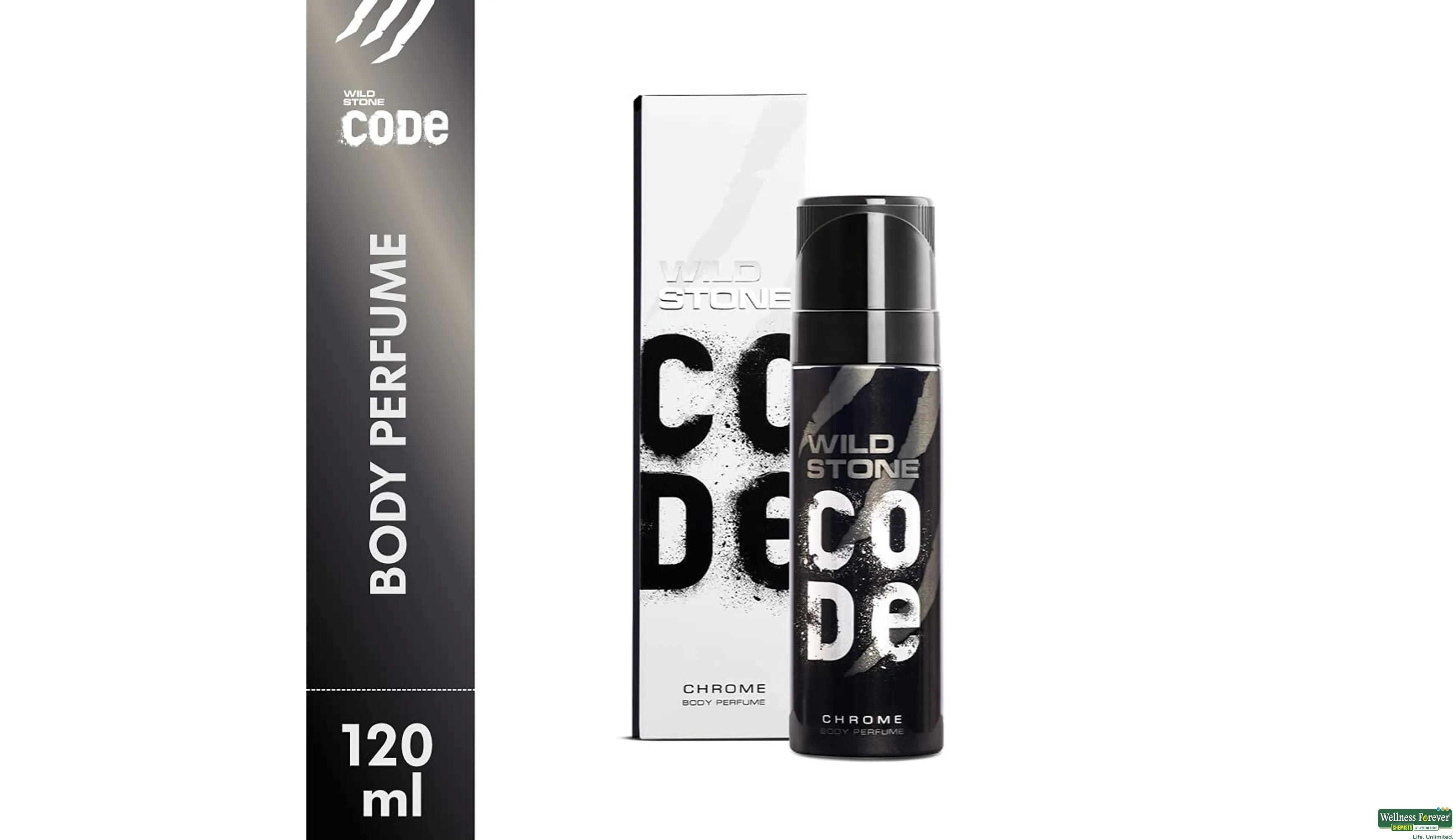 Buy Wild Stone Chrome Deodorant Spray For Menm 120 ml Online at