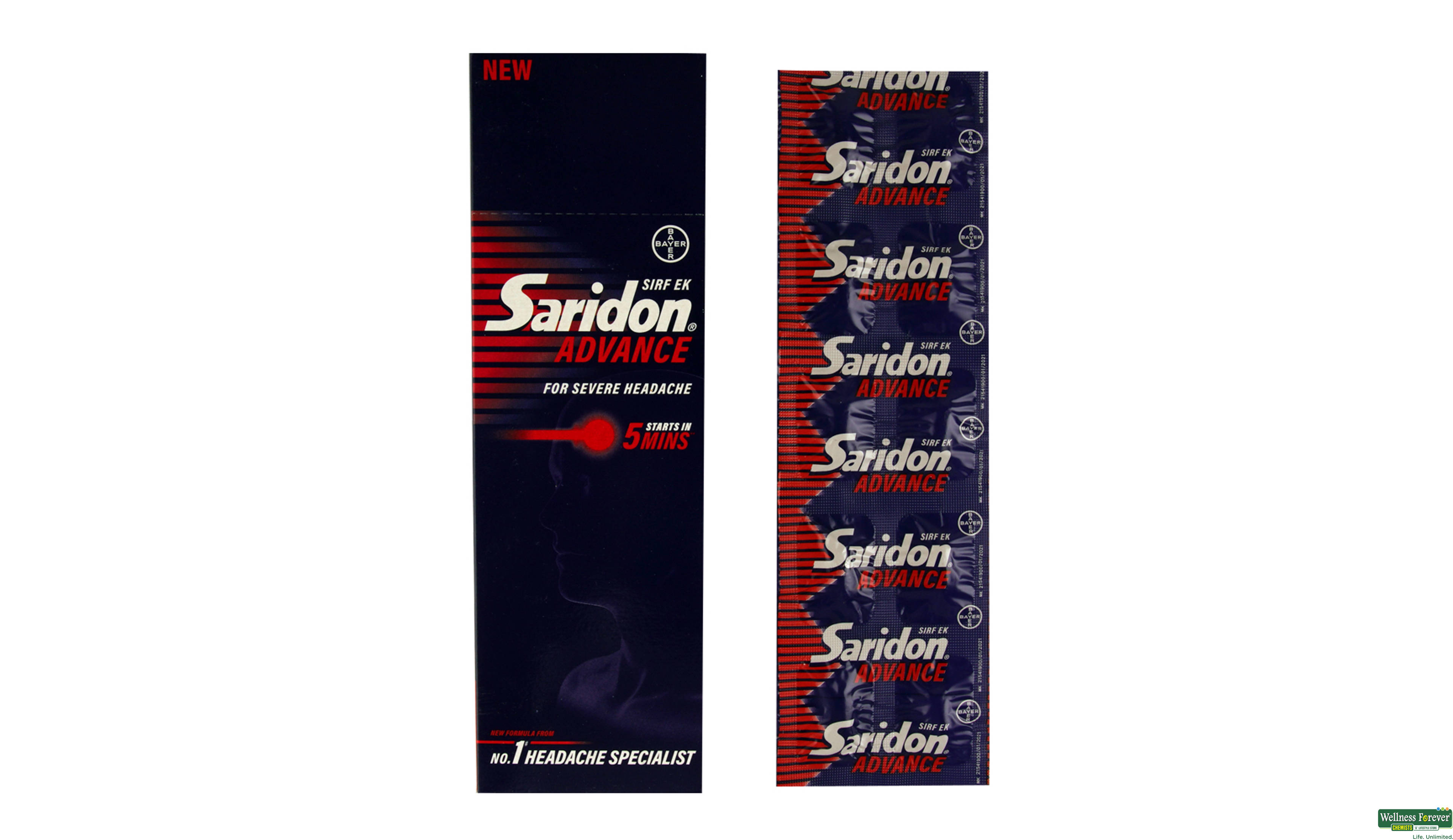 SARIDON ADVANCE 10TAB- 1, 10TAB, 
