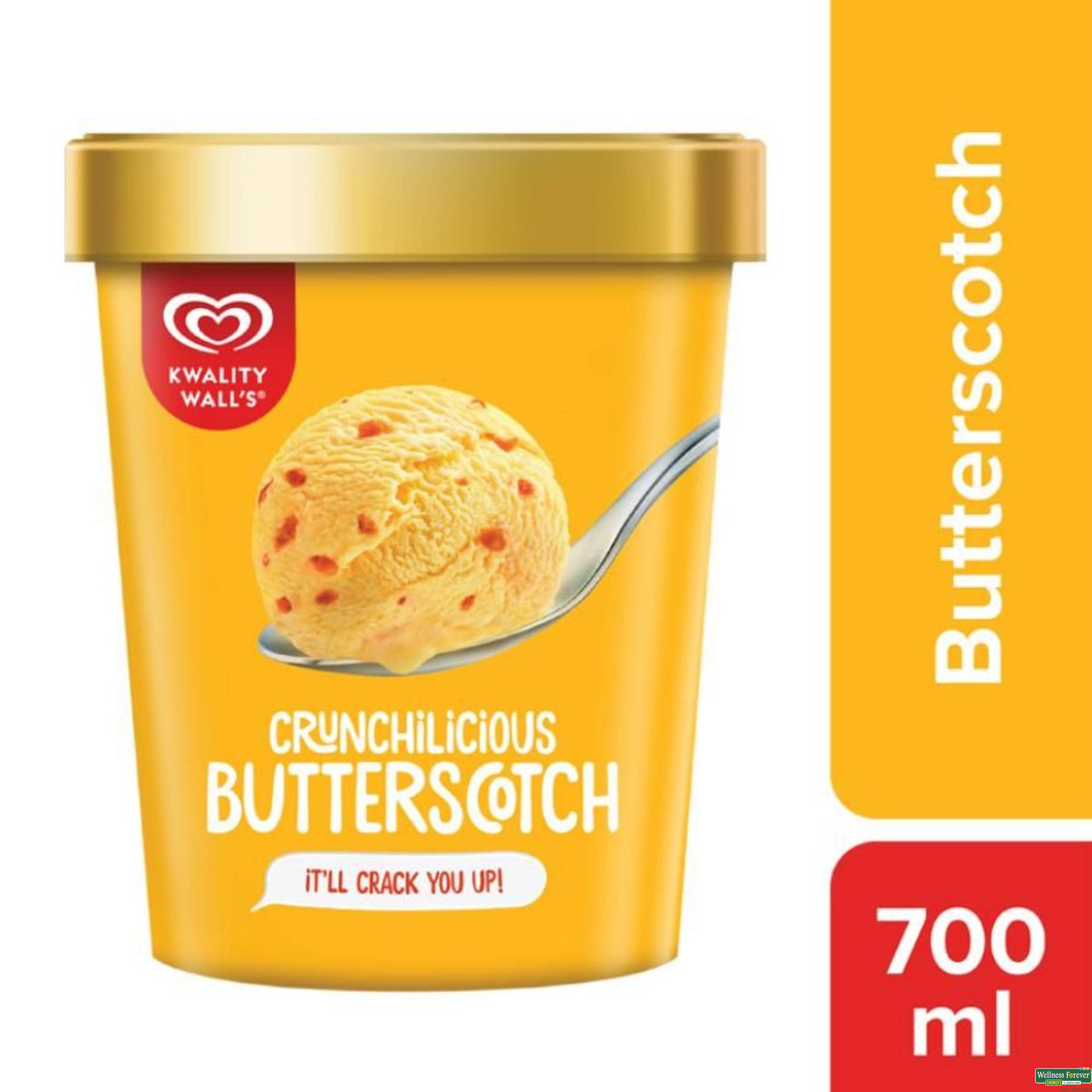 Kwality Wall's Crunchy Butterscotch Tub, 70 ml-image