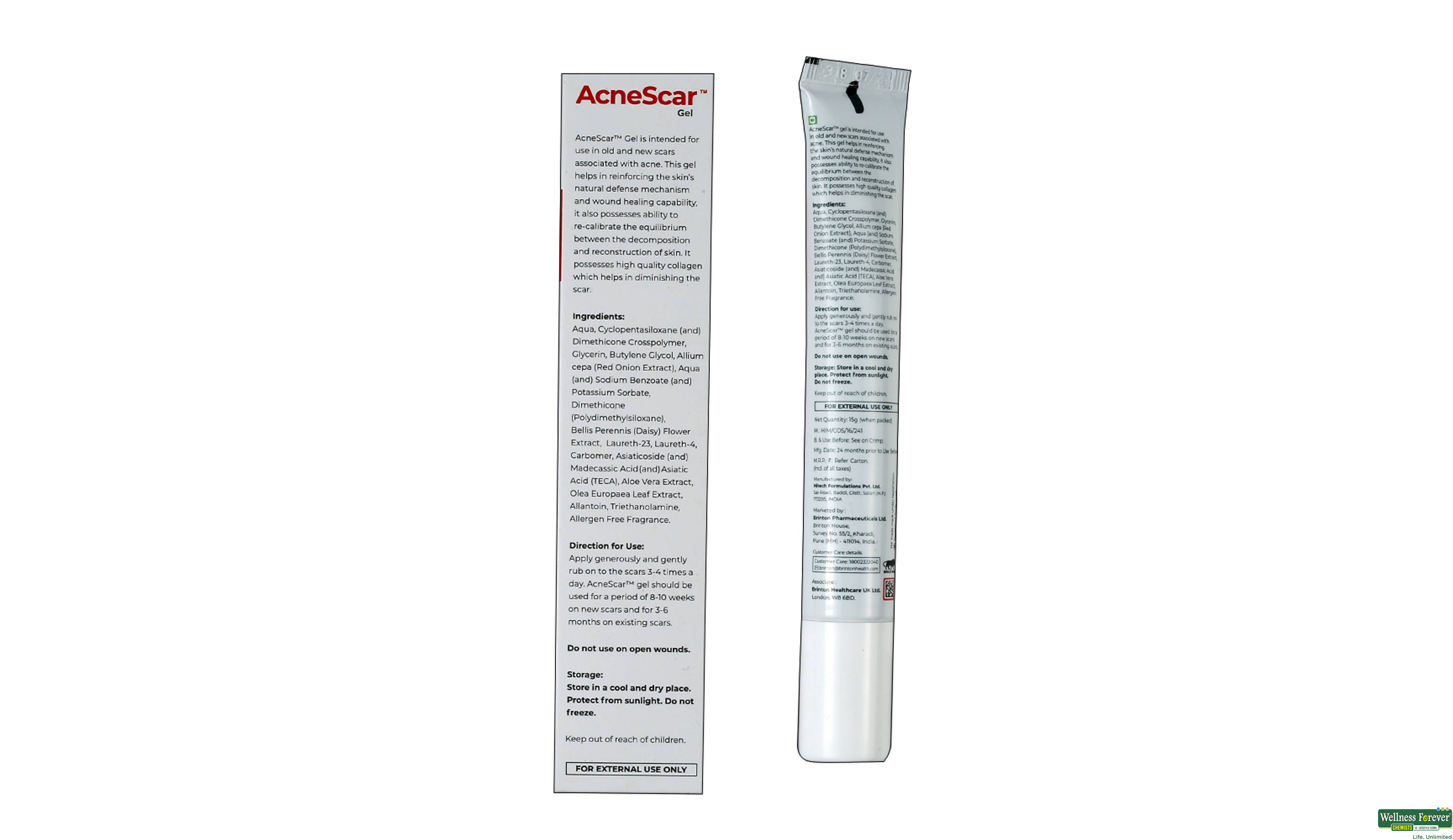 ACNESCAR GEL 15GM- 2, 15GM, 