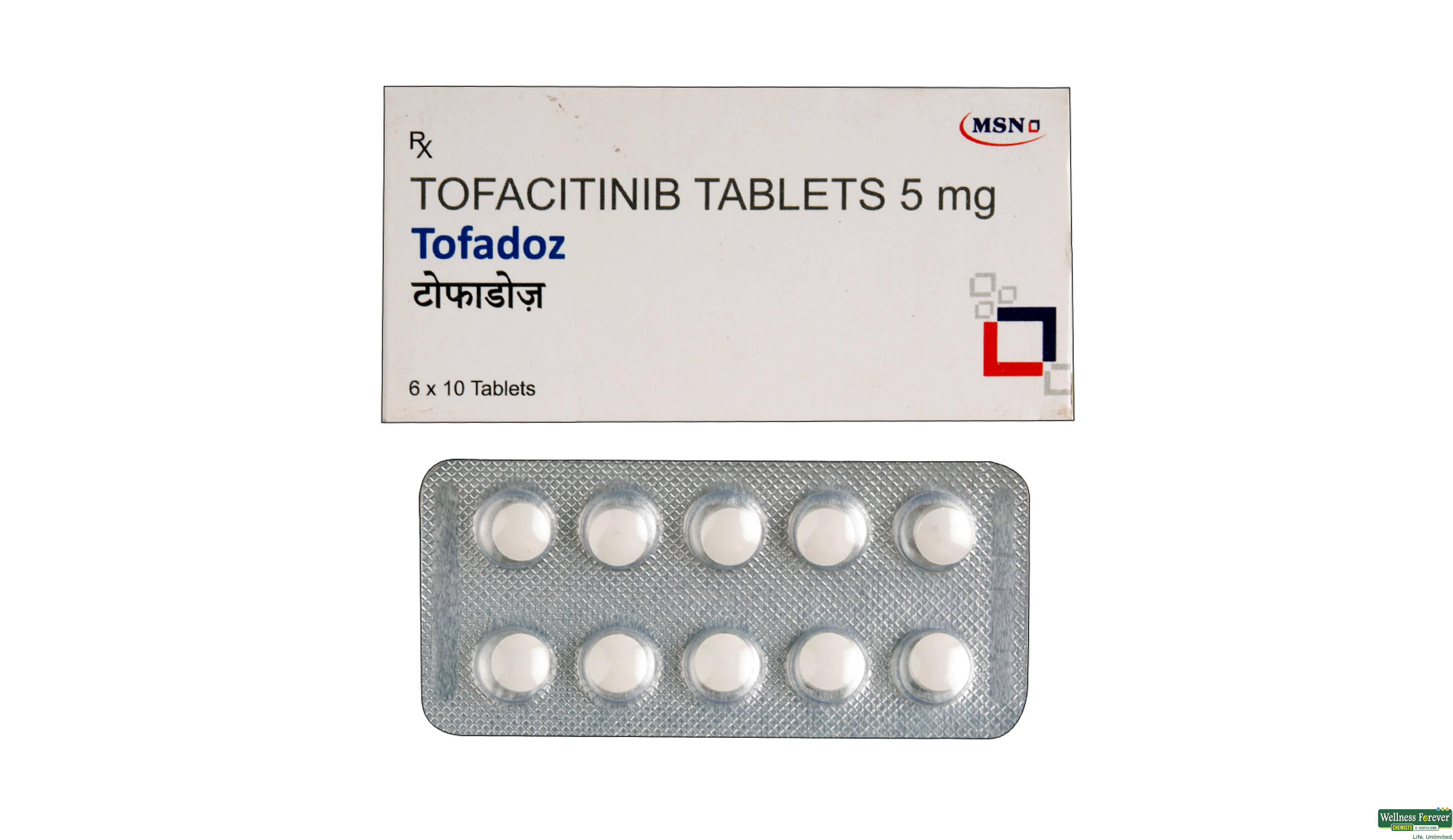 TOFADOZ 5MG 10TAB- 1, 10TAB, 