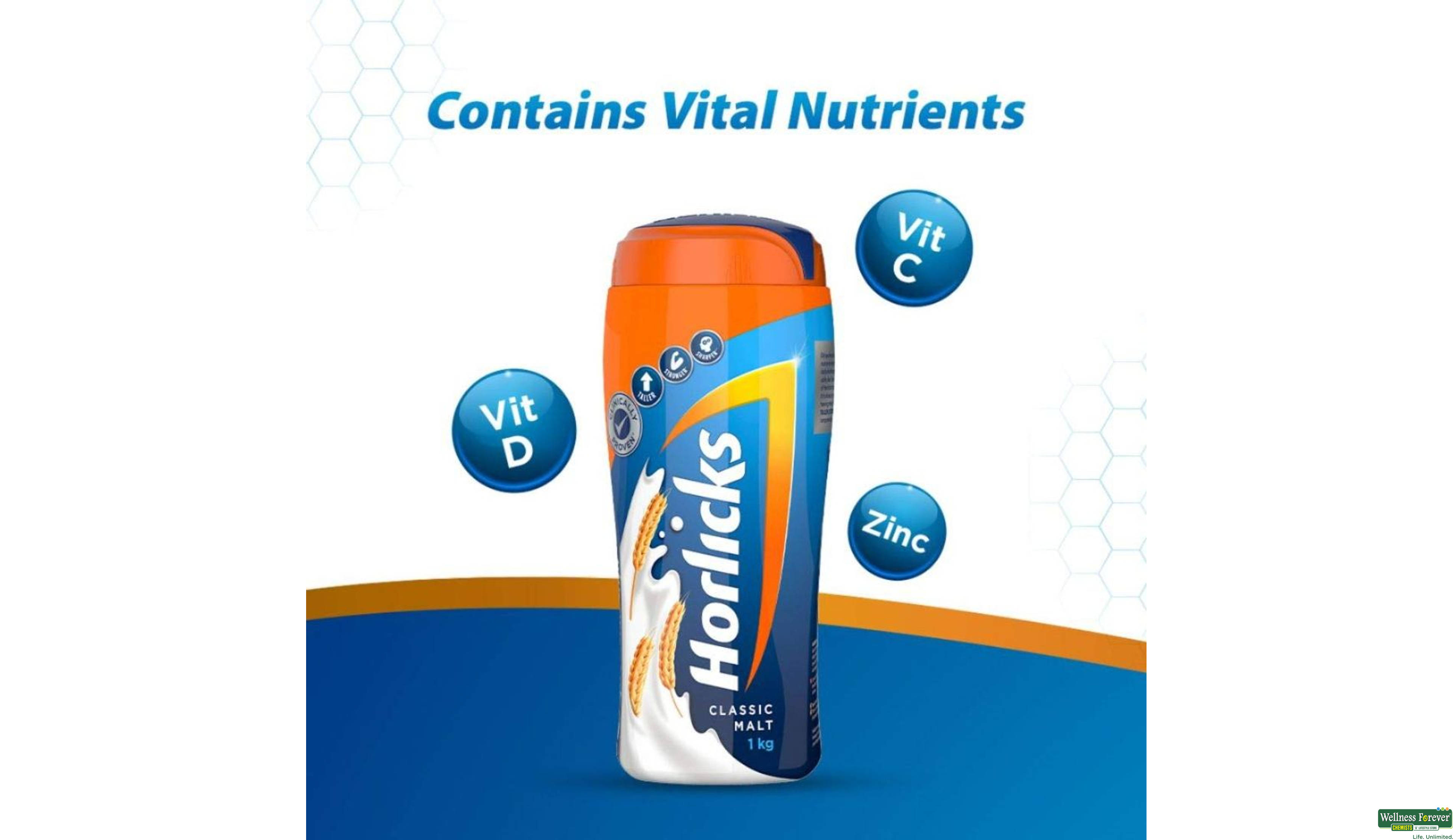 HORLICKS PWDR CLASSIC MALT 900GM- 3, 900GM, null