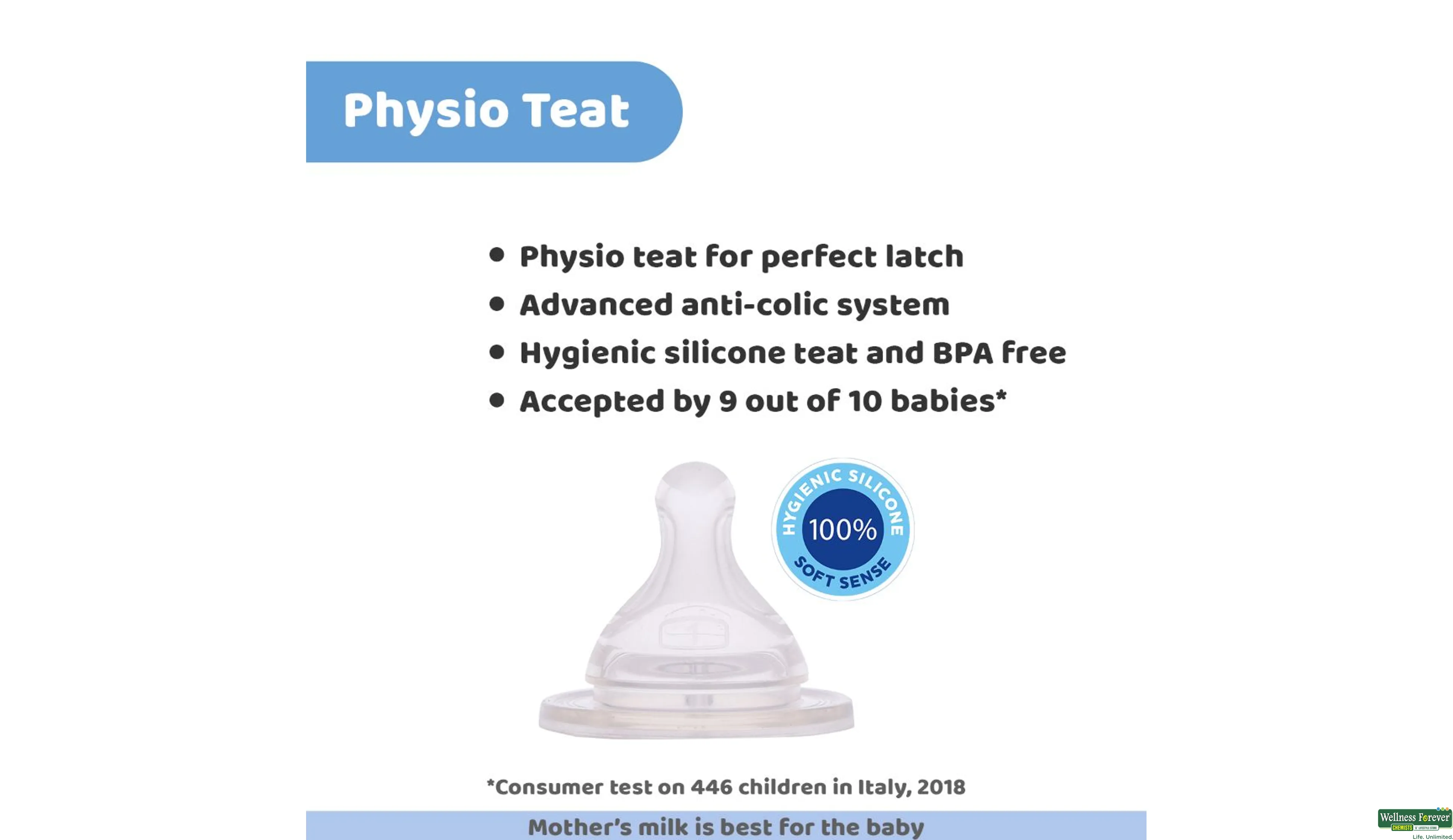 Chicco well being teat shop