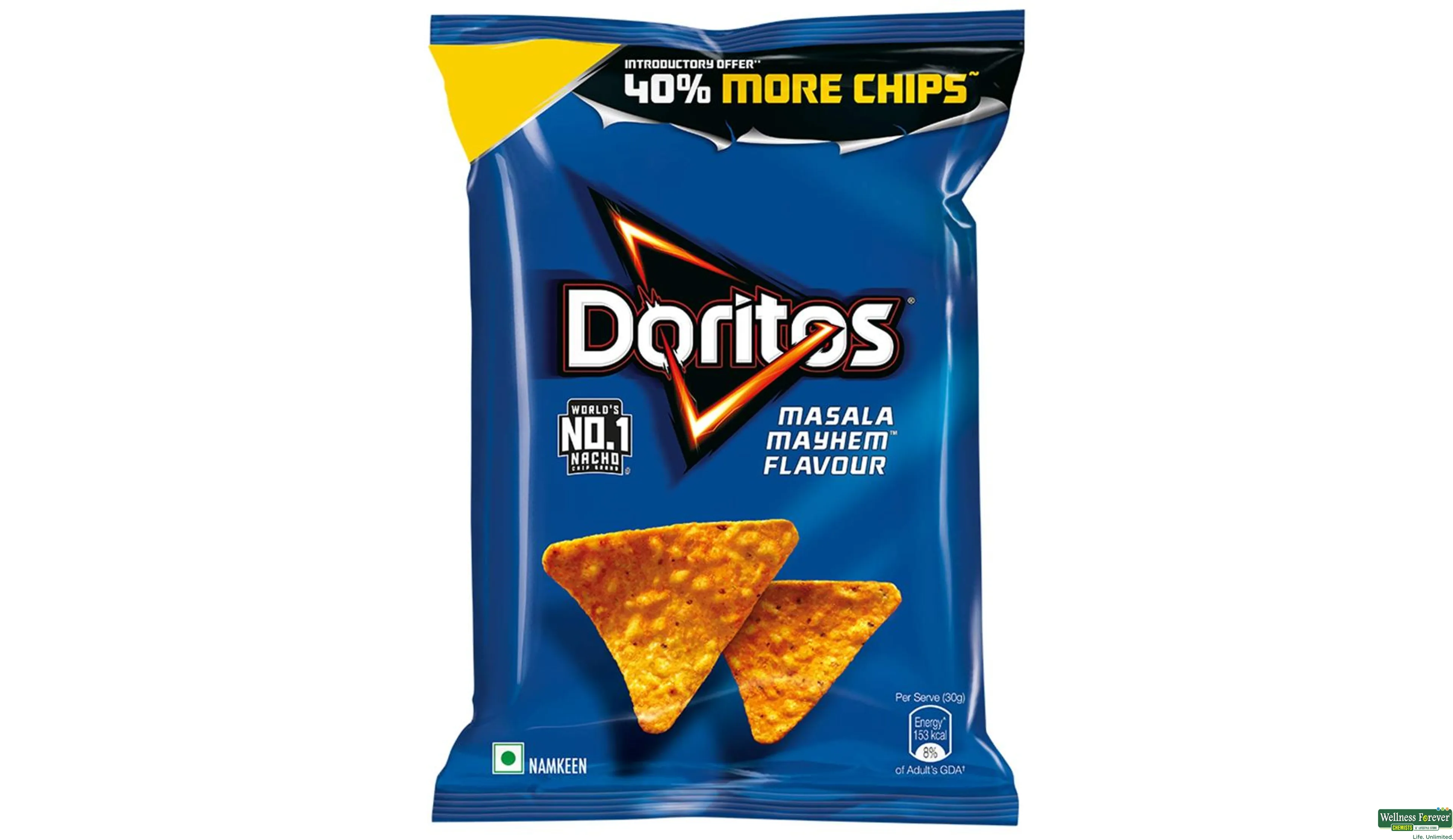 DORITOS CHIPS MASALA MAYHEM 153GM- 1, 153GM, 