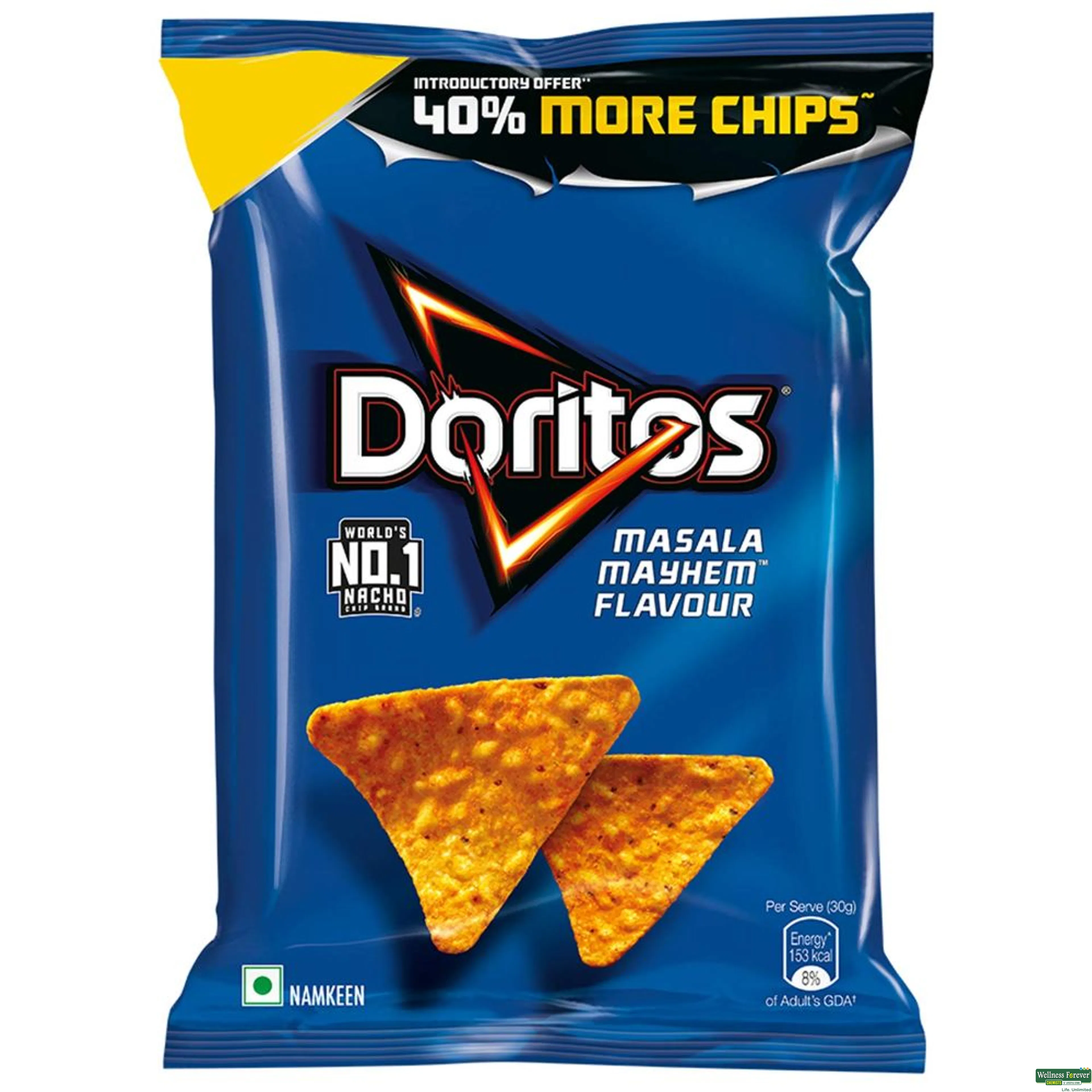 DORITOS CHIPS MASALA MAYHEM 153GM-image