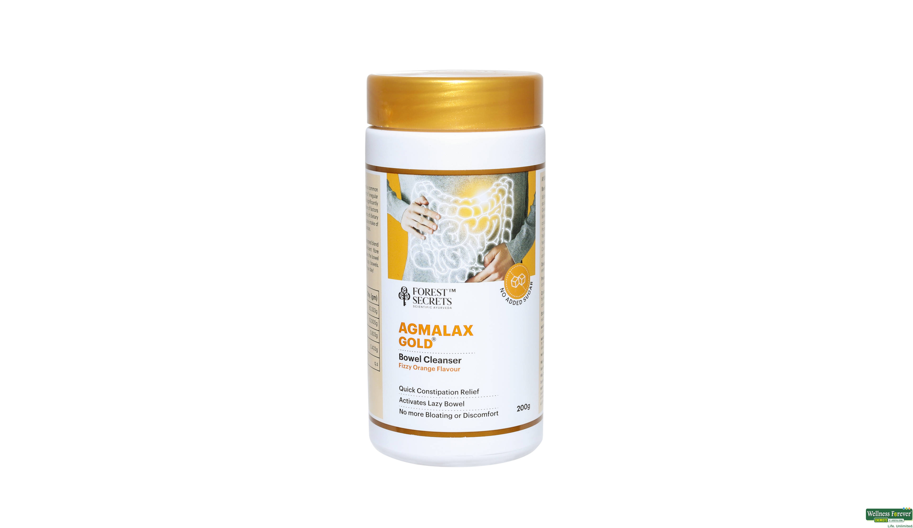 FORESTREASURES AGMALAX GOLD ORANGE 200GM- 1, 200GM, 