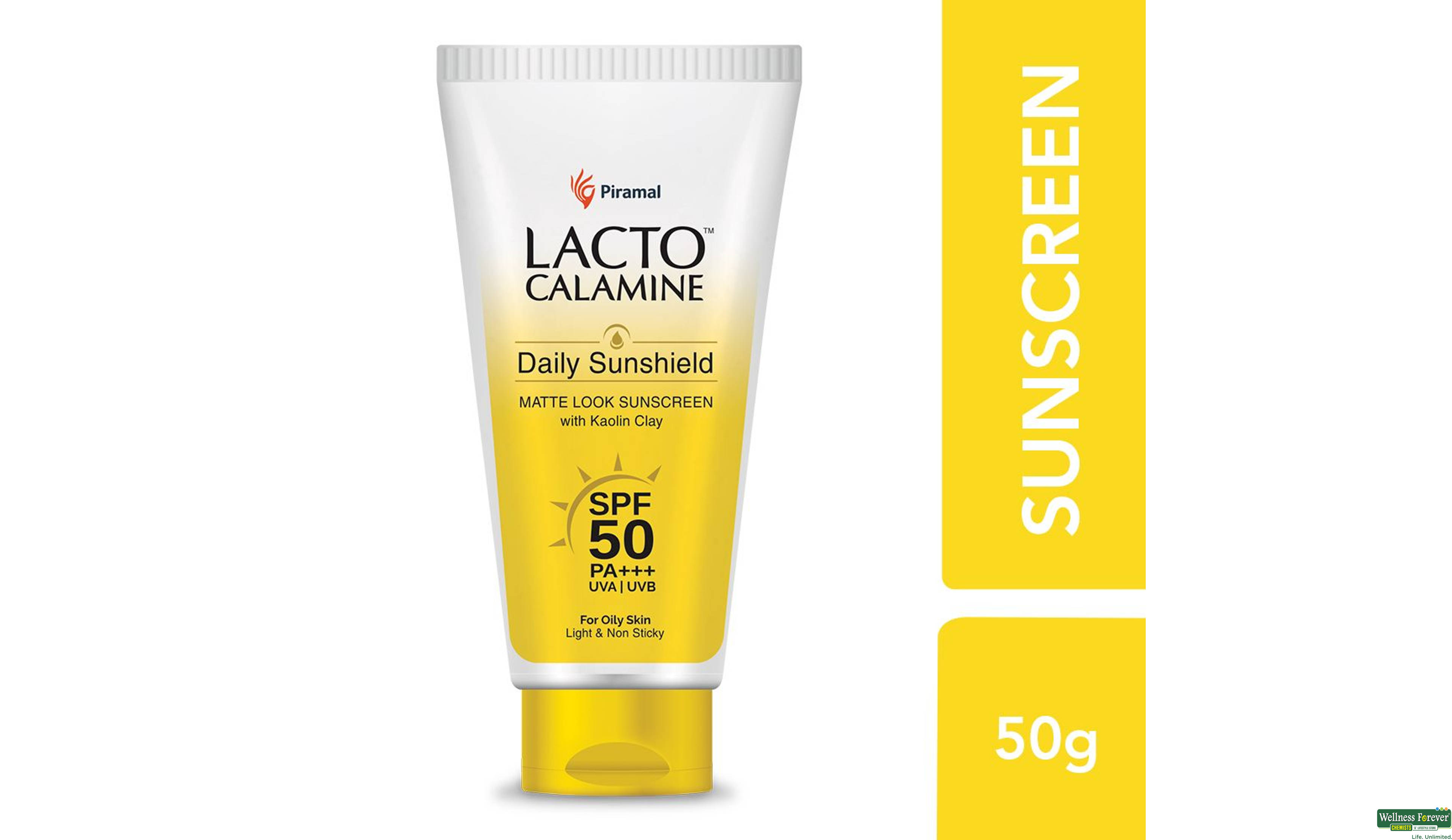 LACTO DAILY SUN MATTE LOOK SPF50 PA+++ 50GM- 1, 50GM, 