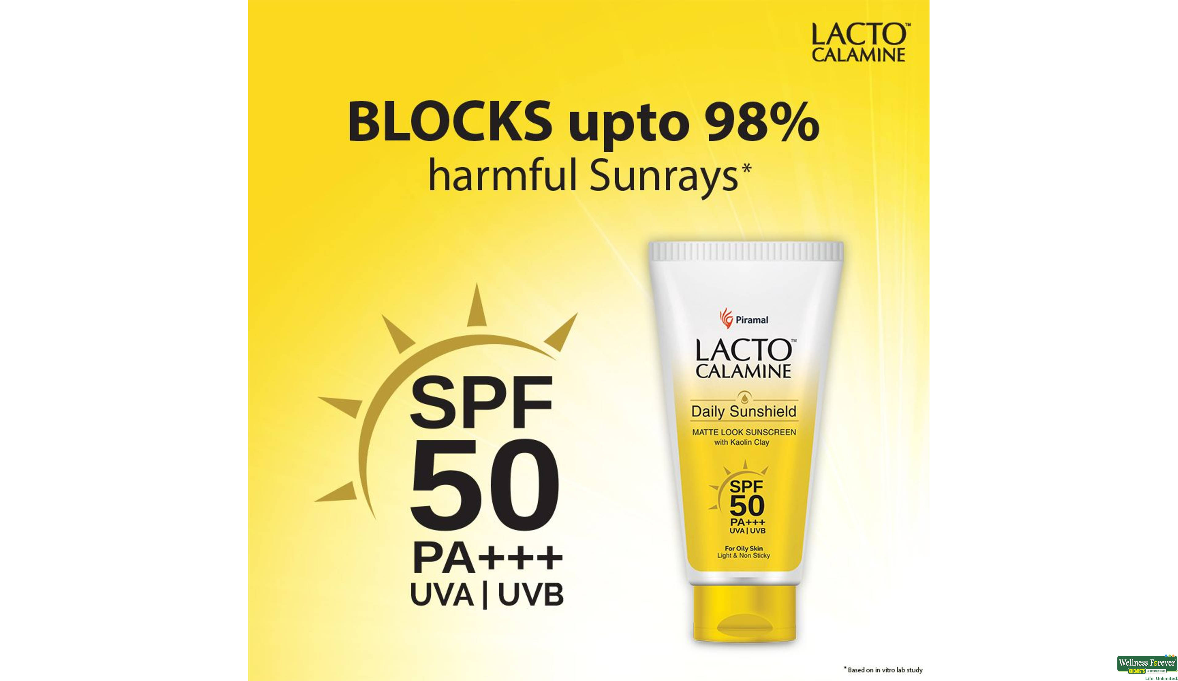 LACTO DAILY SUN MATTE LOOK SPF50 PA+++ 50GM- 3, 50GM, 