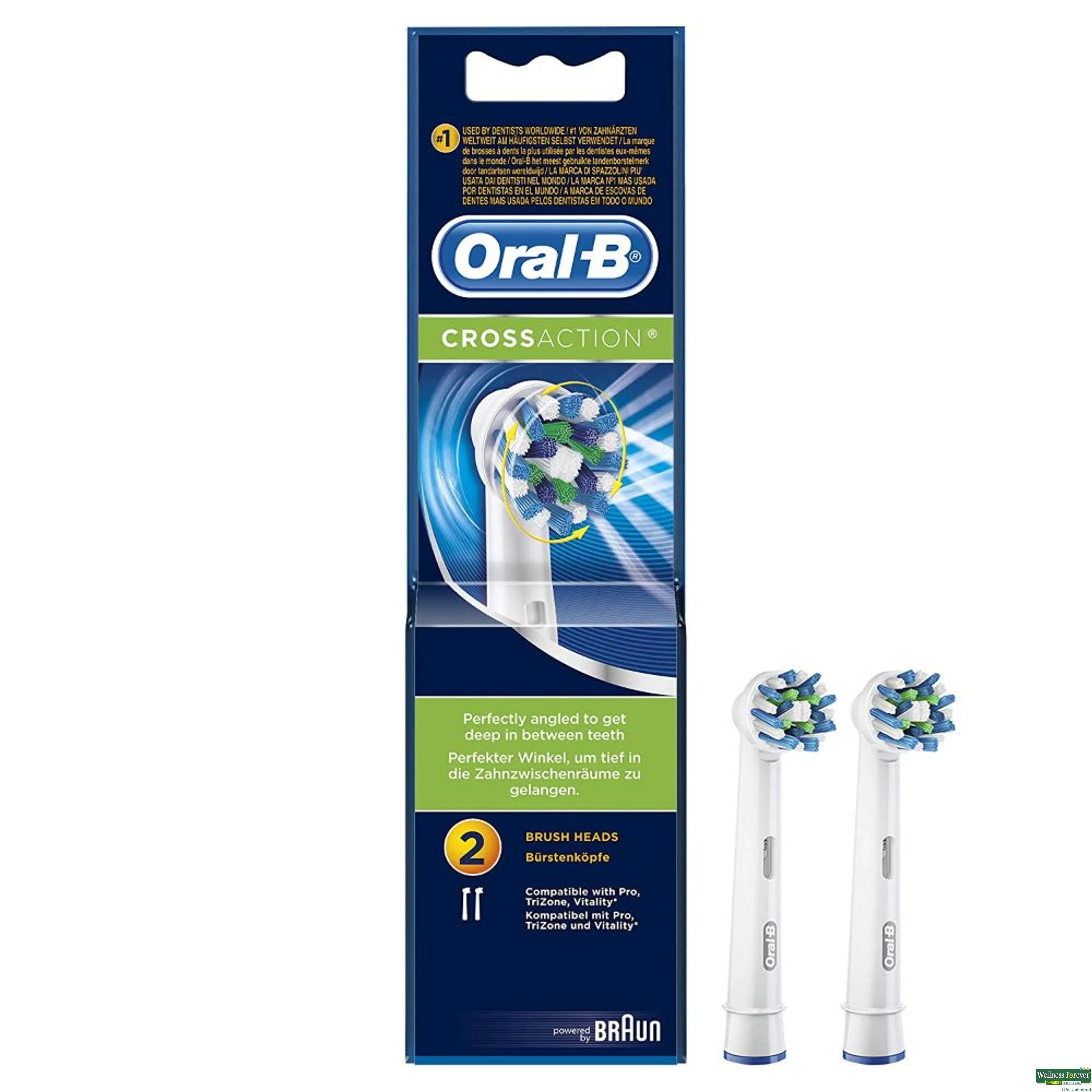 ORAL B T/BRUSH CROSS ACTION POWER REF 2PC-image