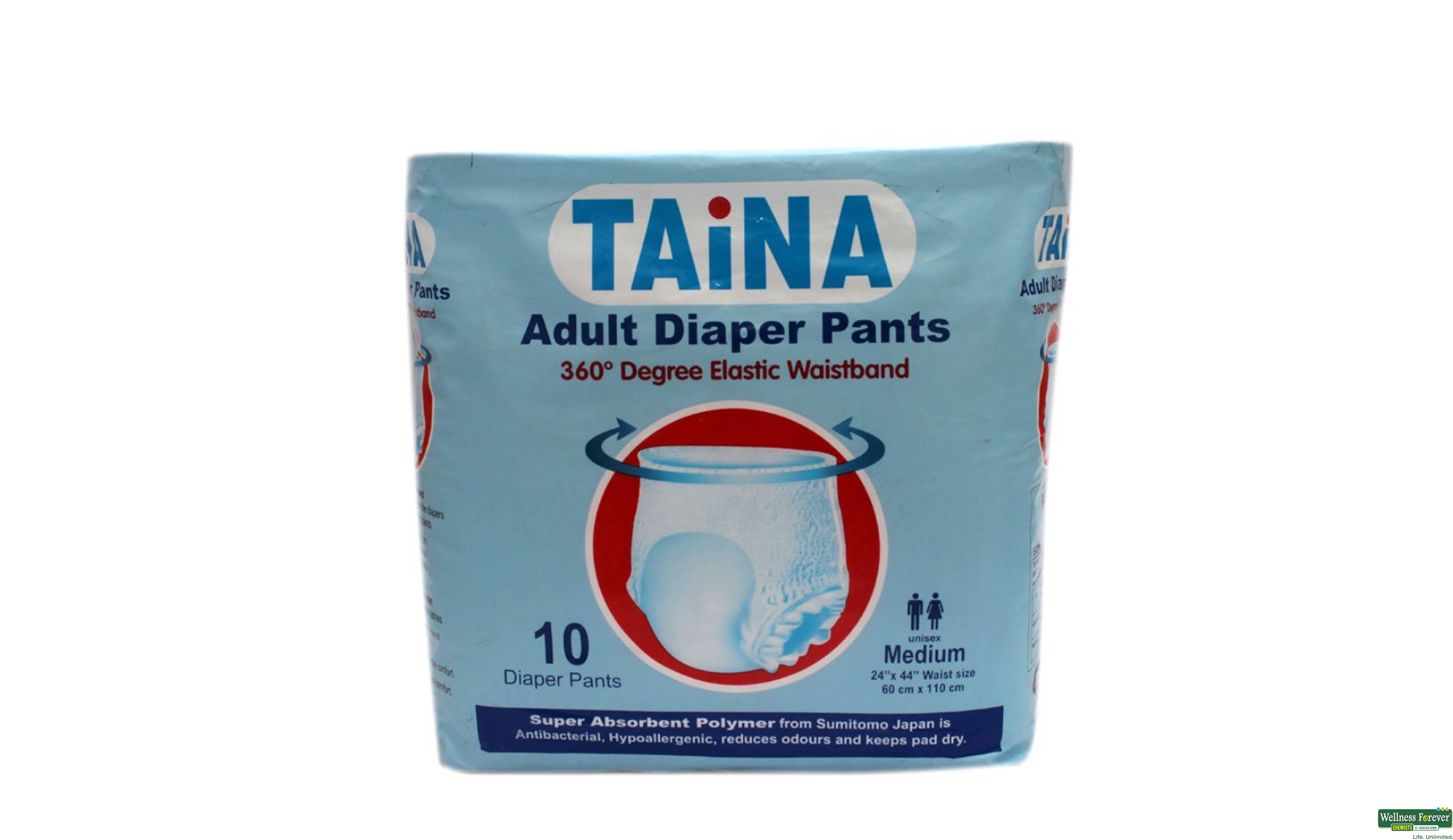 TAINA DIAP ADULT PANTS M 10PC- 2, 10PC, null