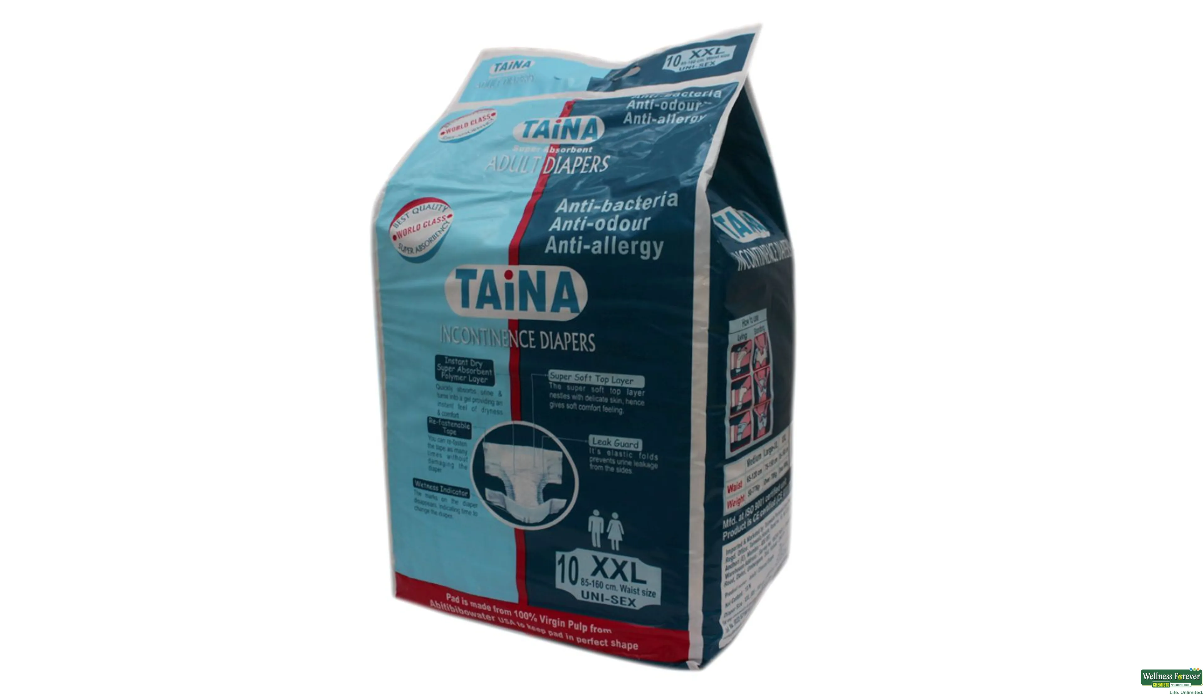 Taina ADULT LARGE-XL DIAPER Adult Diapers - L - XL - Buy 40 Taina Adult  Diapers