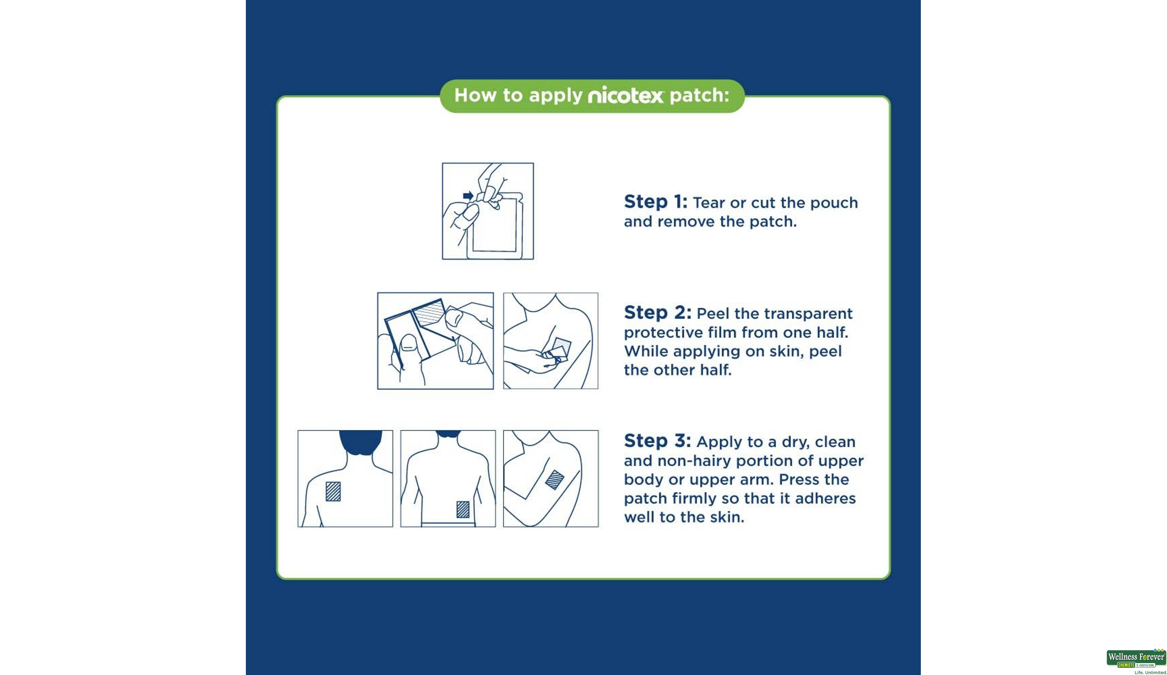 NICOTEX NICOTINE PATCH 21MG 7PC- 4, 7PC, 