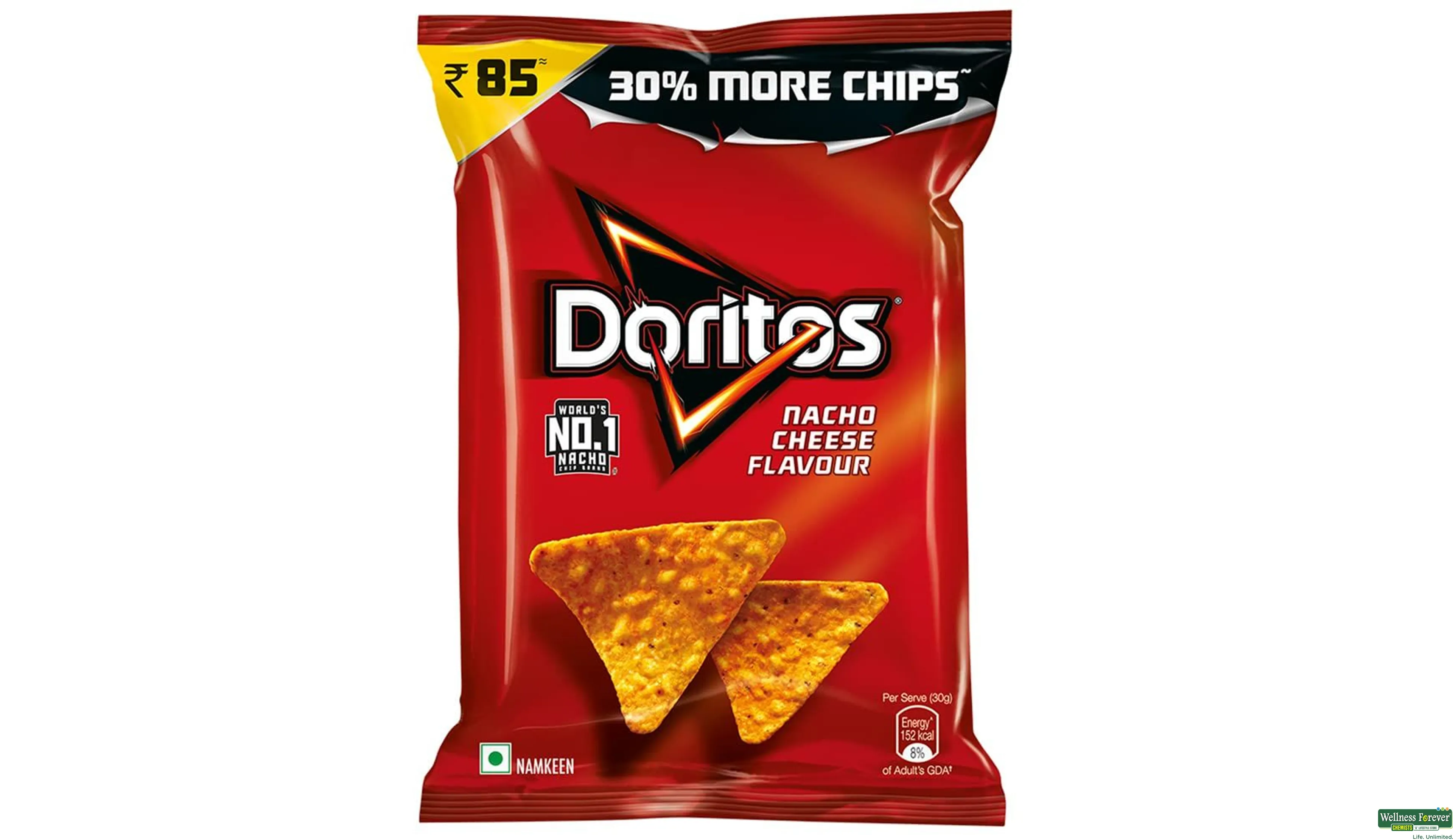 DORITOS CHIPS NACHO CHEESE 153GM- 1, 153GM, 