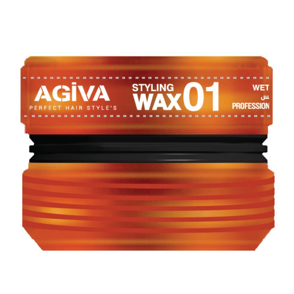 Buy Agiva Hair Styling Crystal Wax 01 Wet, Gold, 175 ml Online at Best
