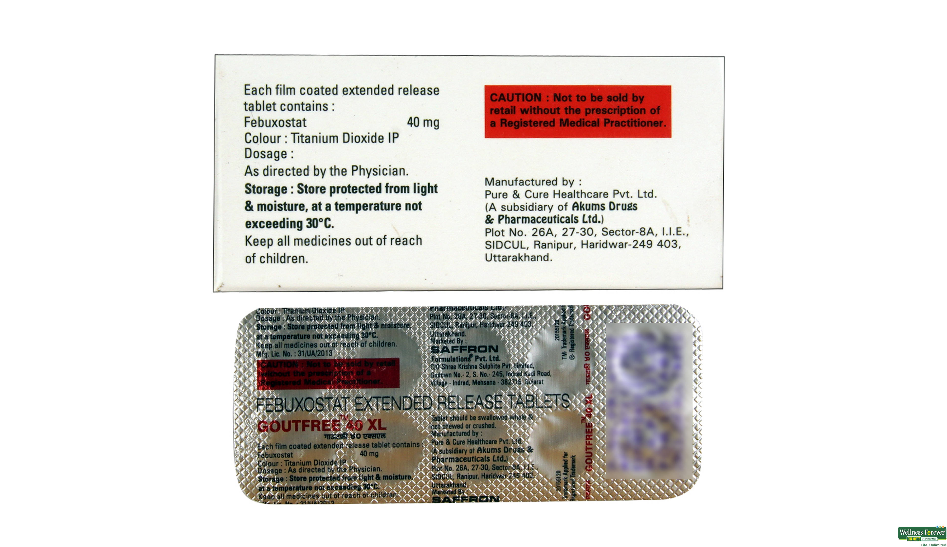 GOUTFREE 40 XL 10TAB- 2, 10TAB, 