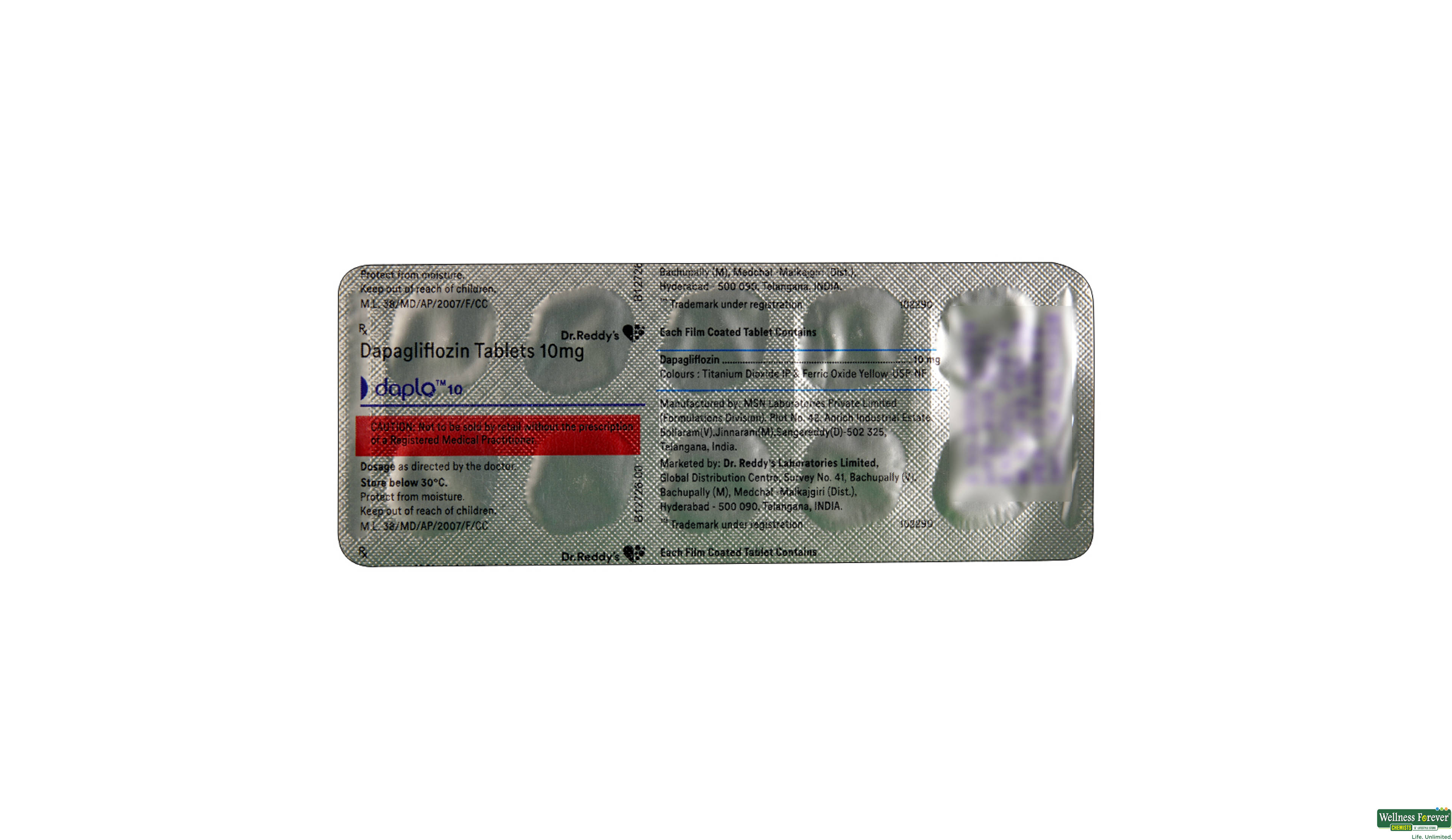 DAPLO 10MG 10TAB- 2, 10TAB, 