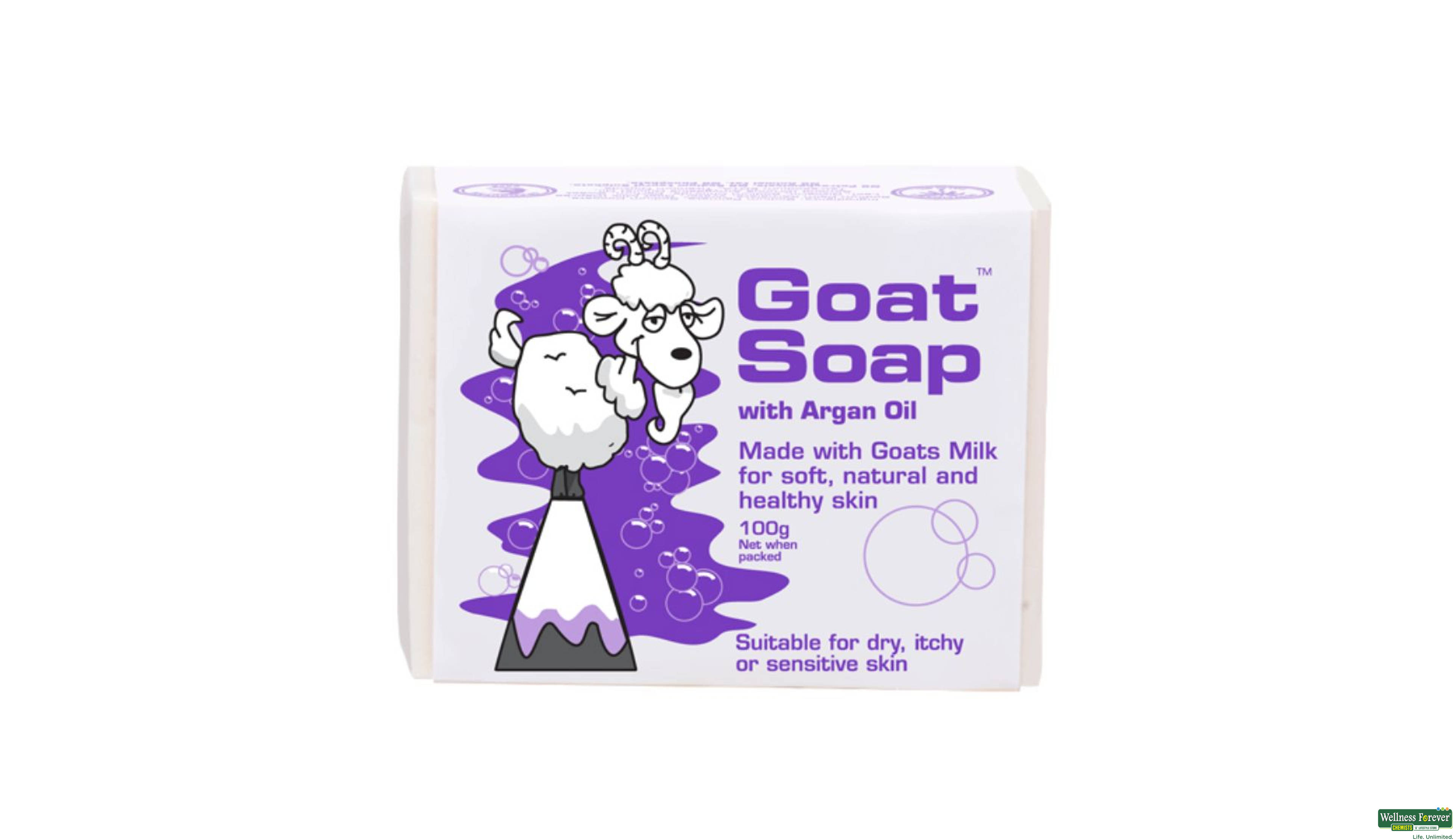 GOAT SOAP ARGAN OIL 100GM- 1, 100GM, 