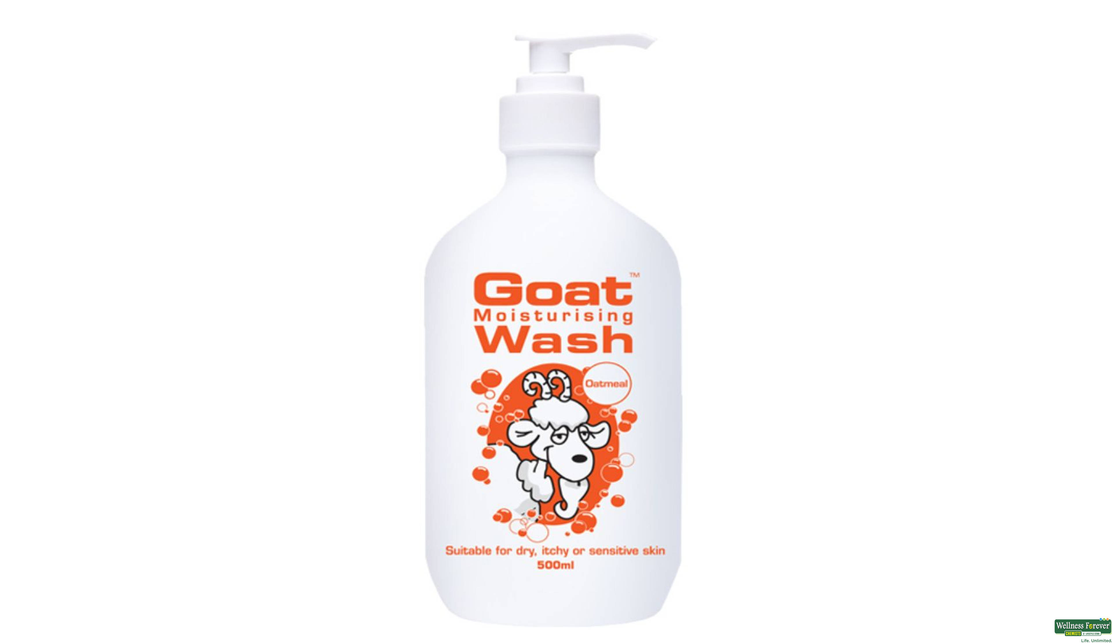 GOAT B/WASH OATMEAL 500ML- 1, 500ML, 