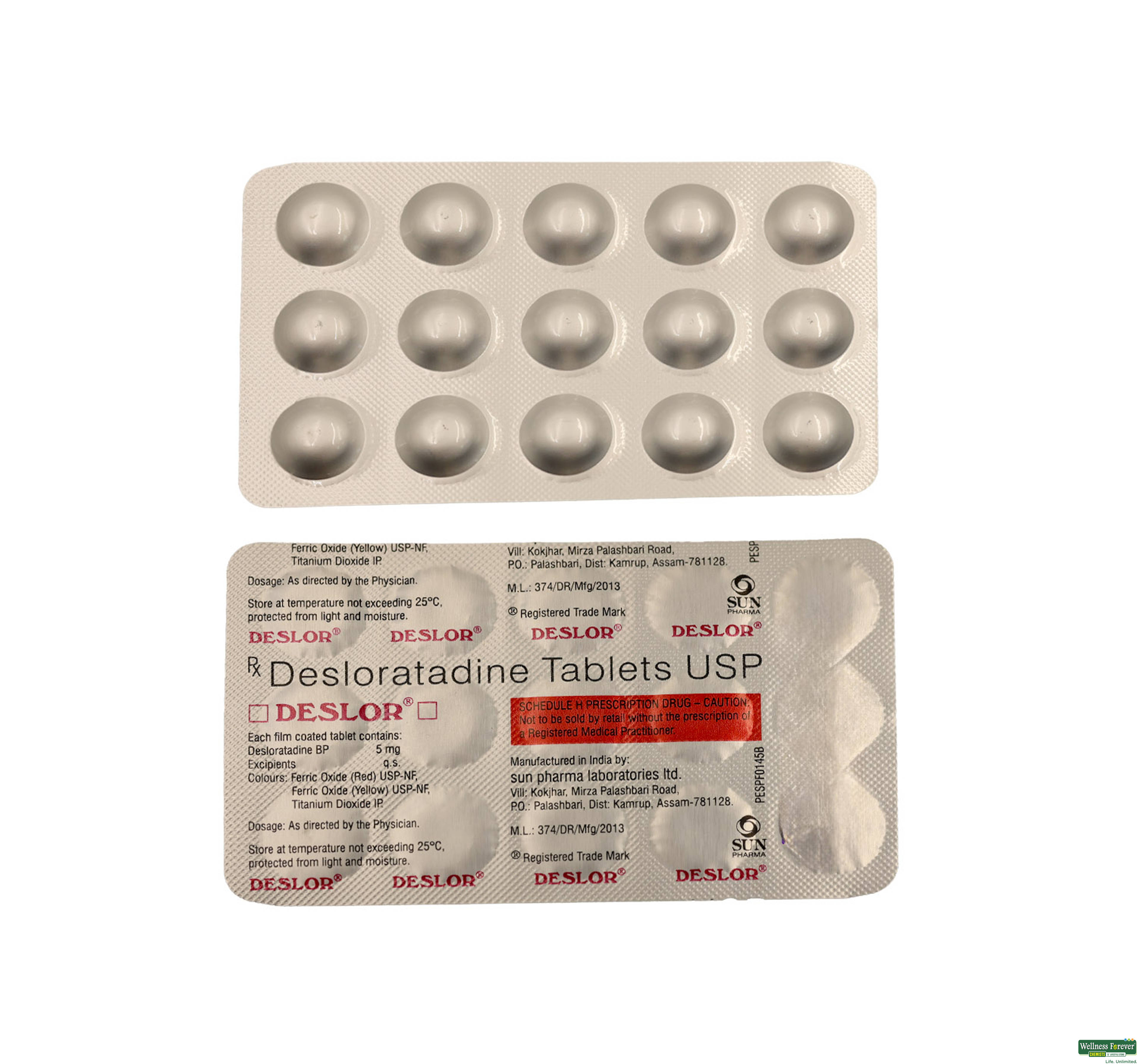 DESLOR 5MG 15TAB-image